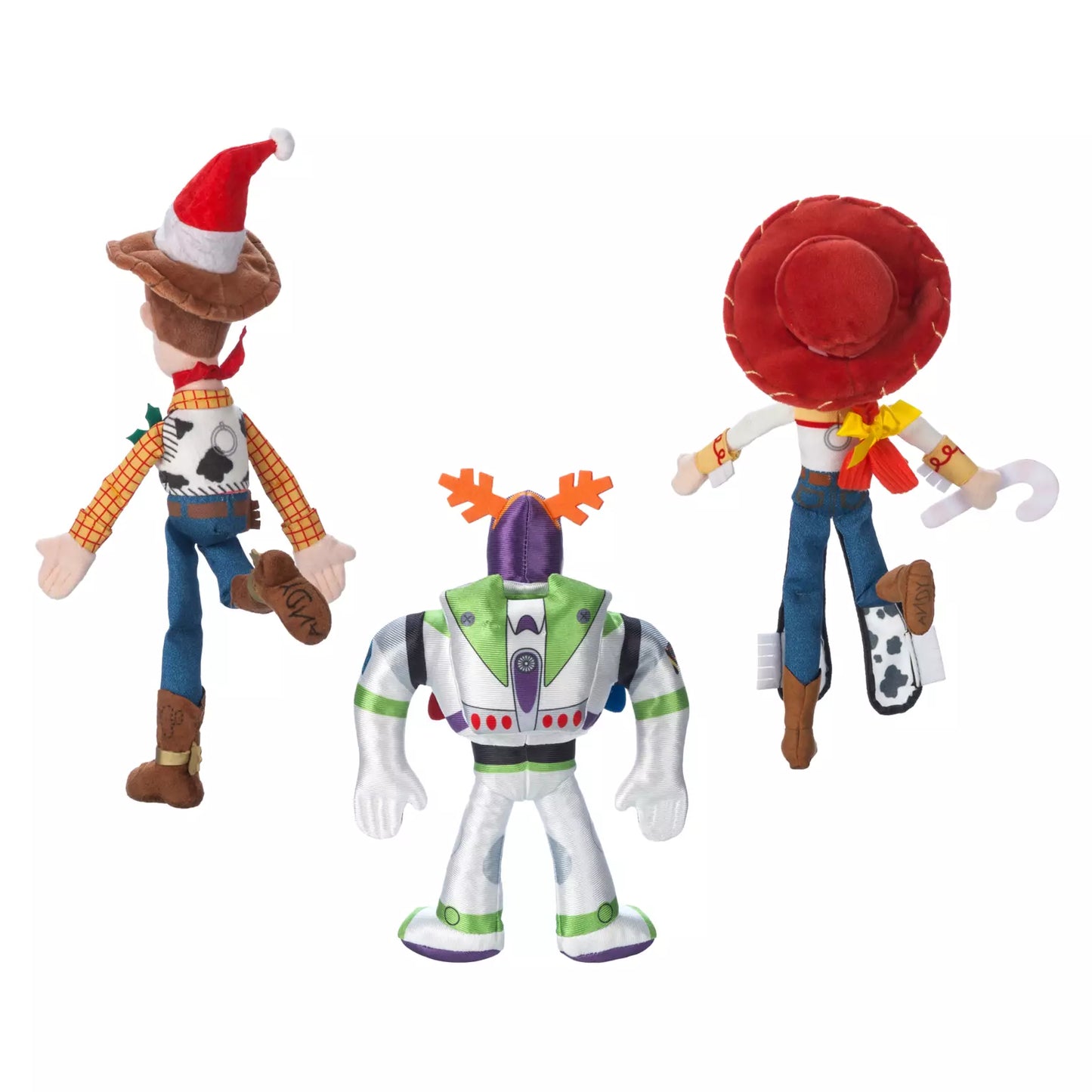 Toy Story Holiday Plush 3pc Set - Buzz Lightyear Woody & Jessie