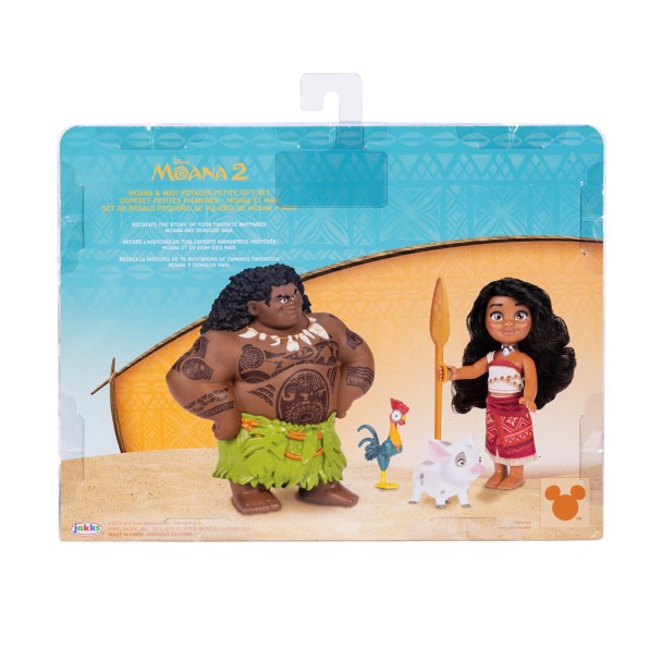 Moana & Maui Voyager Petite Doll Gift Set by Jakks – Moana 2