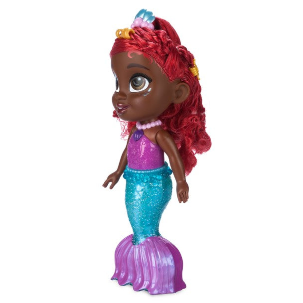Disney Junior's Ariel Splash and Glow Doll Little Mermaid Light Up – 11 1/2''