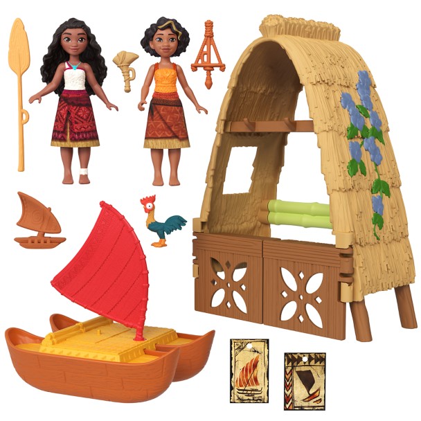 Moana & Loto's Workshop & Hei Hei Toy Figure Play Set – Moana 2