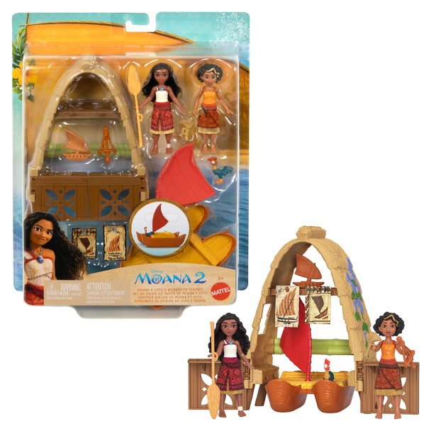 Moana & Loto's Workshop & Hei Hei Toy Figure Play Set – Moana 2