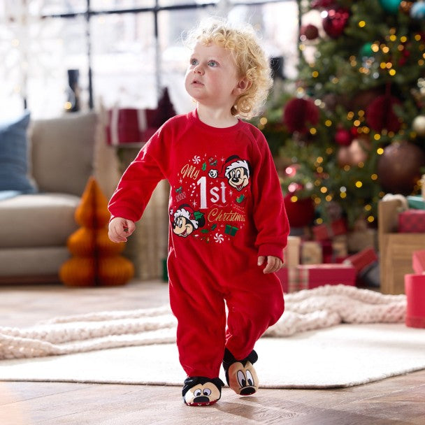 Mickey Mouse My 1st Christmas Holiday Sleeper for Baby - 18-24M
