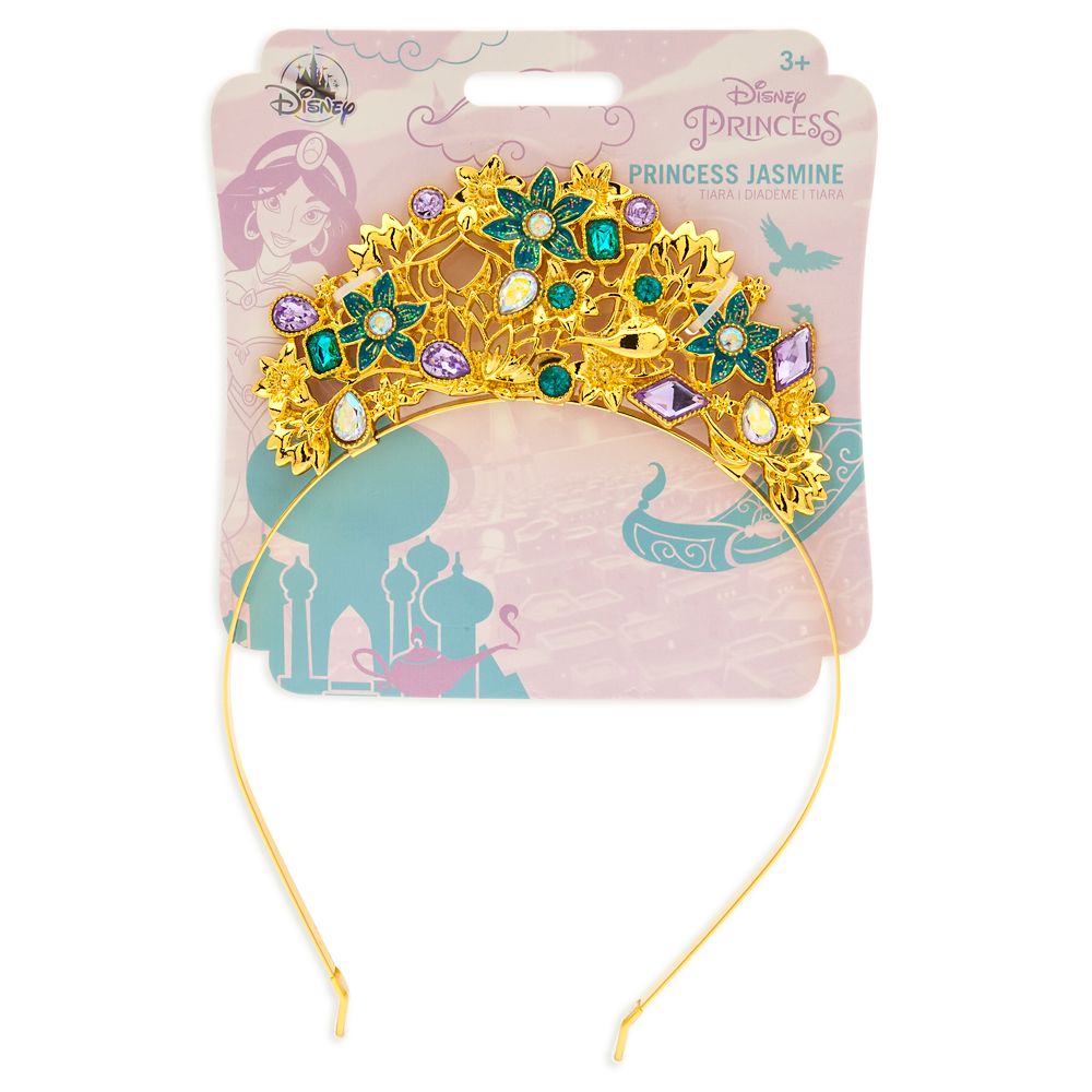Disney Jasmine Tiara for Kids – Aladdin - Dress Up Costume Accessory