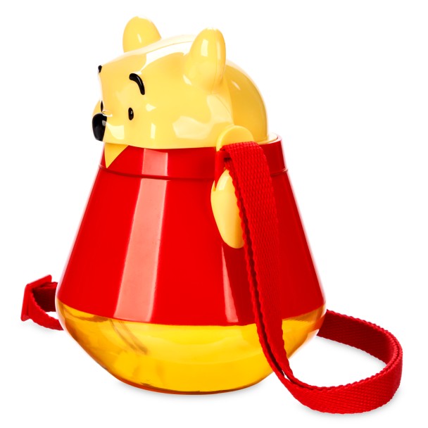 Winnie the Pooh Travel Canteen Mug Kids Drink Cup with Strap - Disney Theme Park