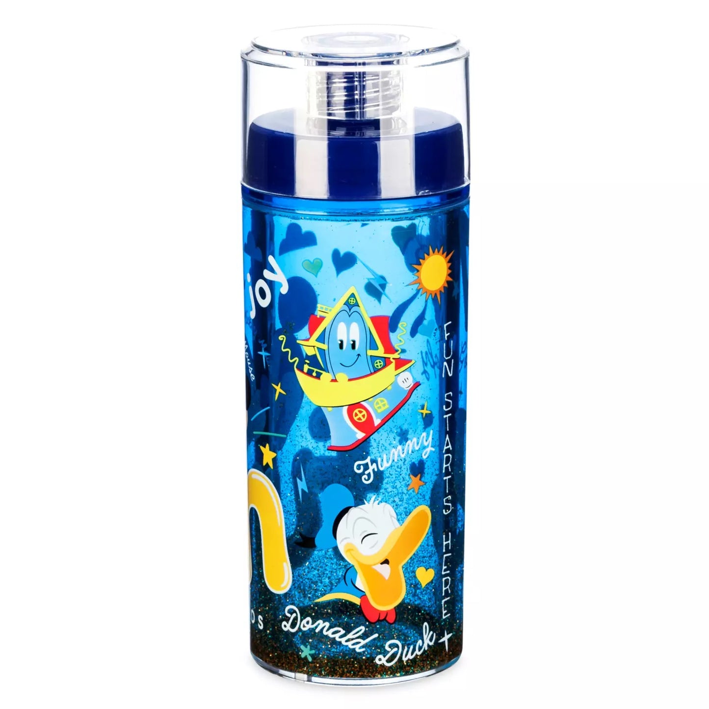 Mickey Mouse - Goofy - Donald Fun House Kids Water Bottle 12oz