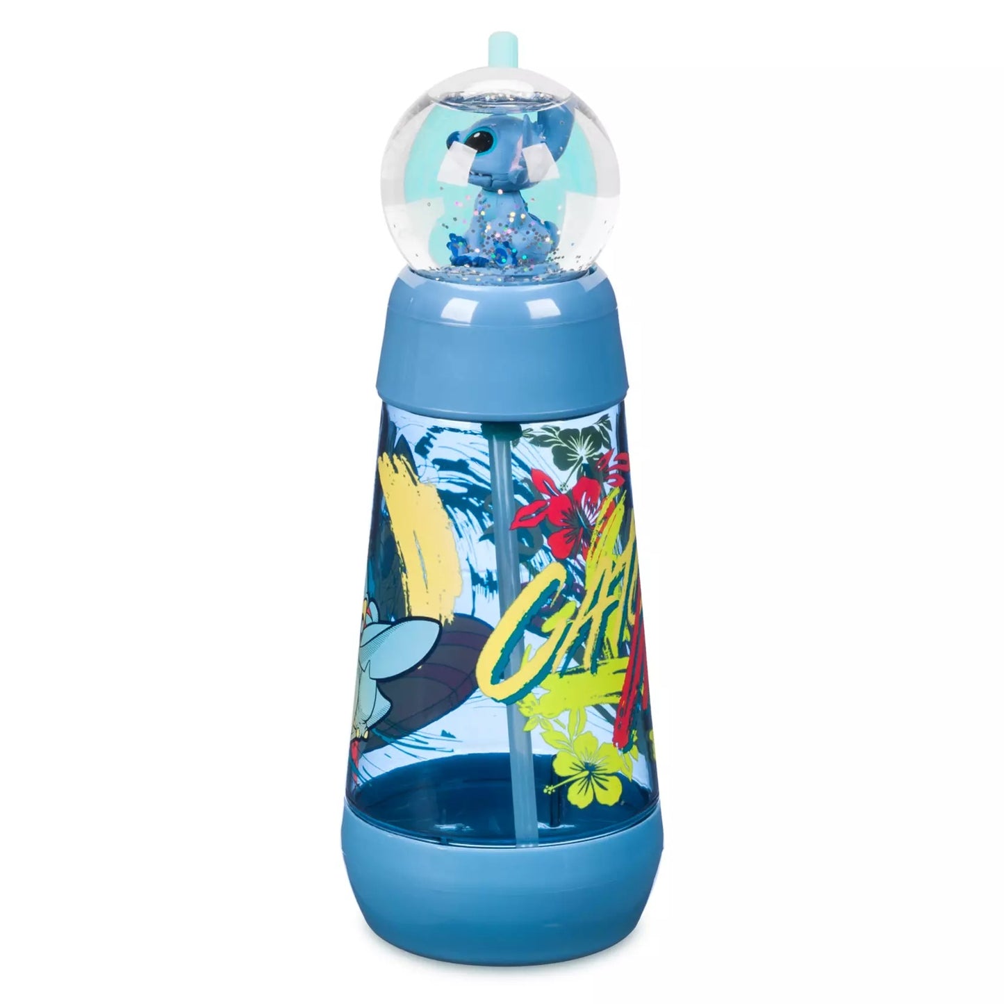 Lilo and Stitch Snowglobe Tumbler with Straw - 11oz
