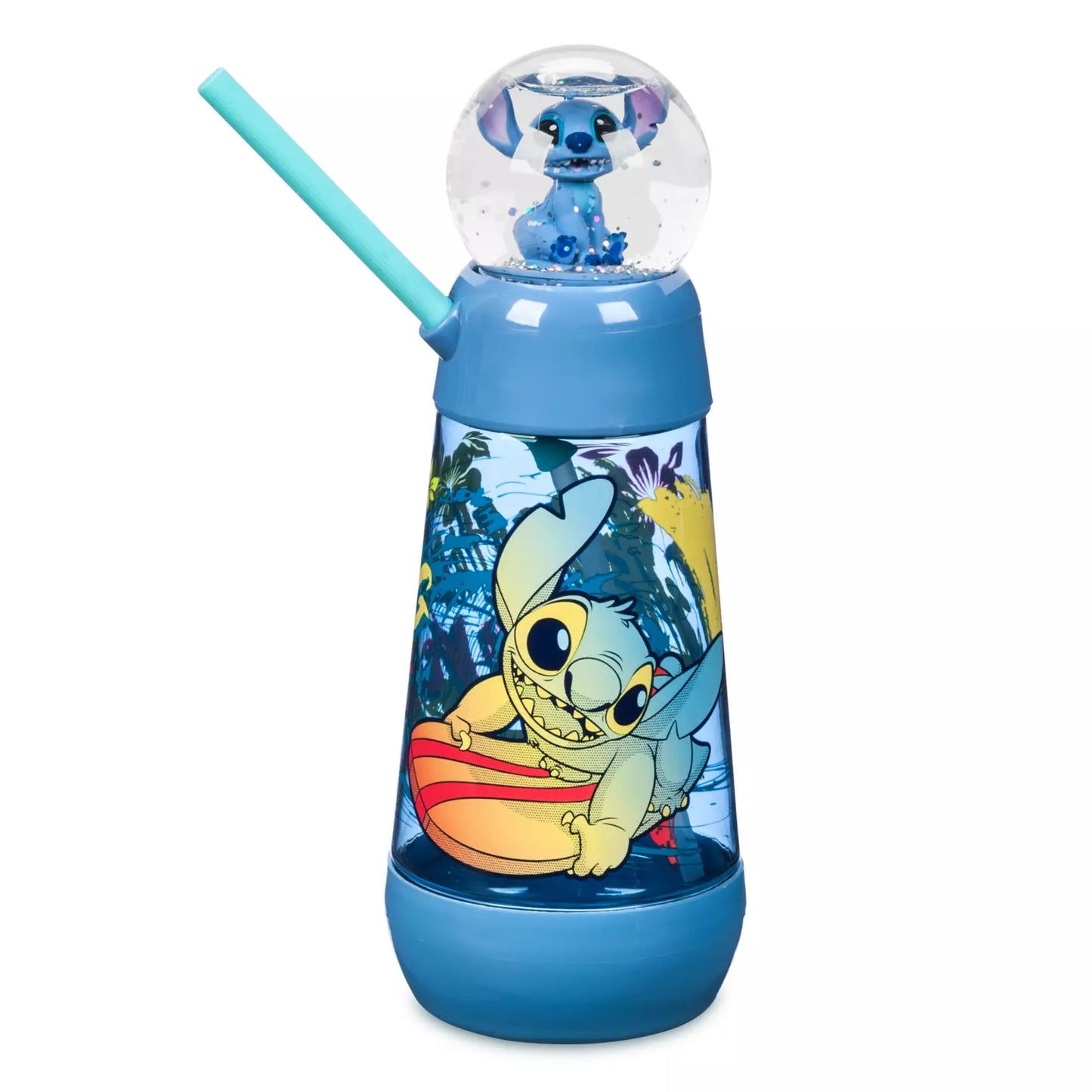 Lilo and Stitch Snowglobe Tumbler with Straw - 11oz