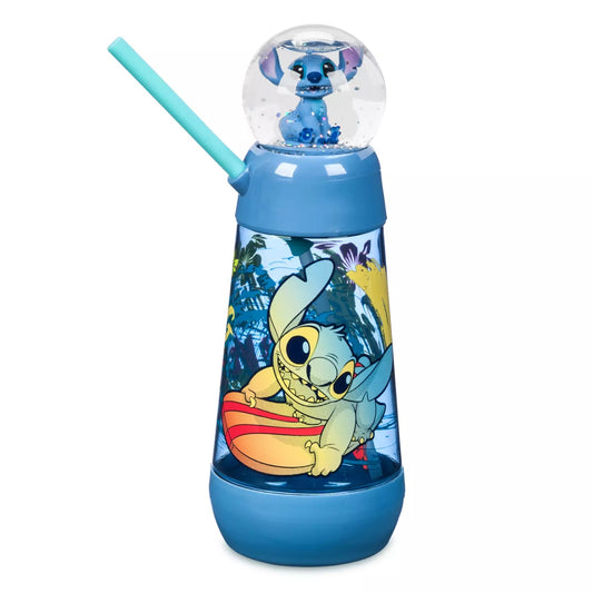 Lilo and Stitch Snowglobe Tumbler with Straw - 11oz