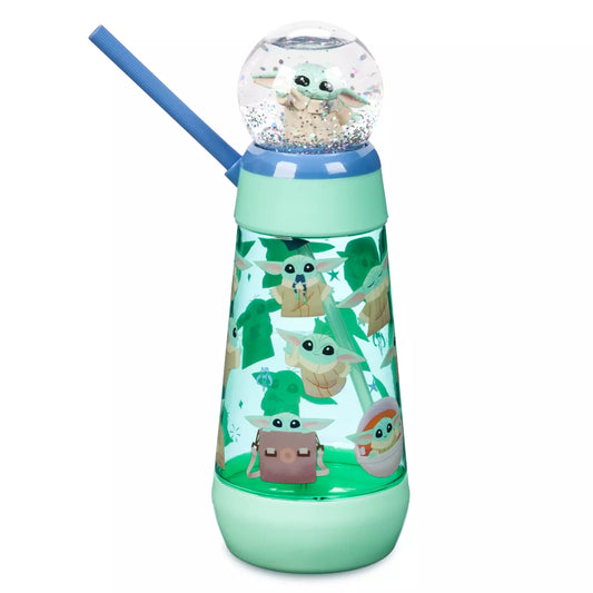 Grogu Snowglobe Tumbler with Straw – Star Wars: The Mandalorian