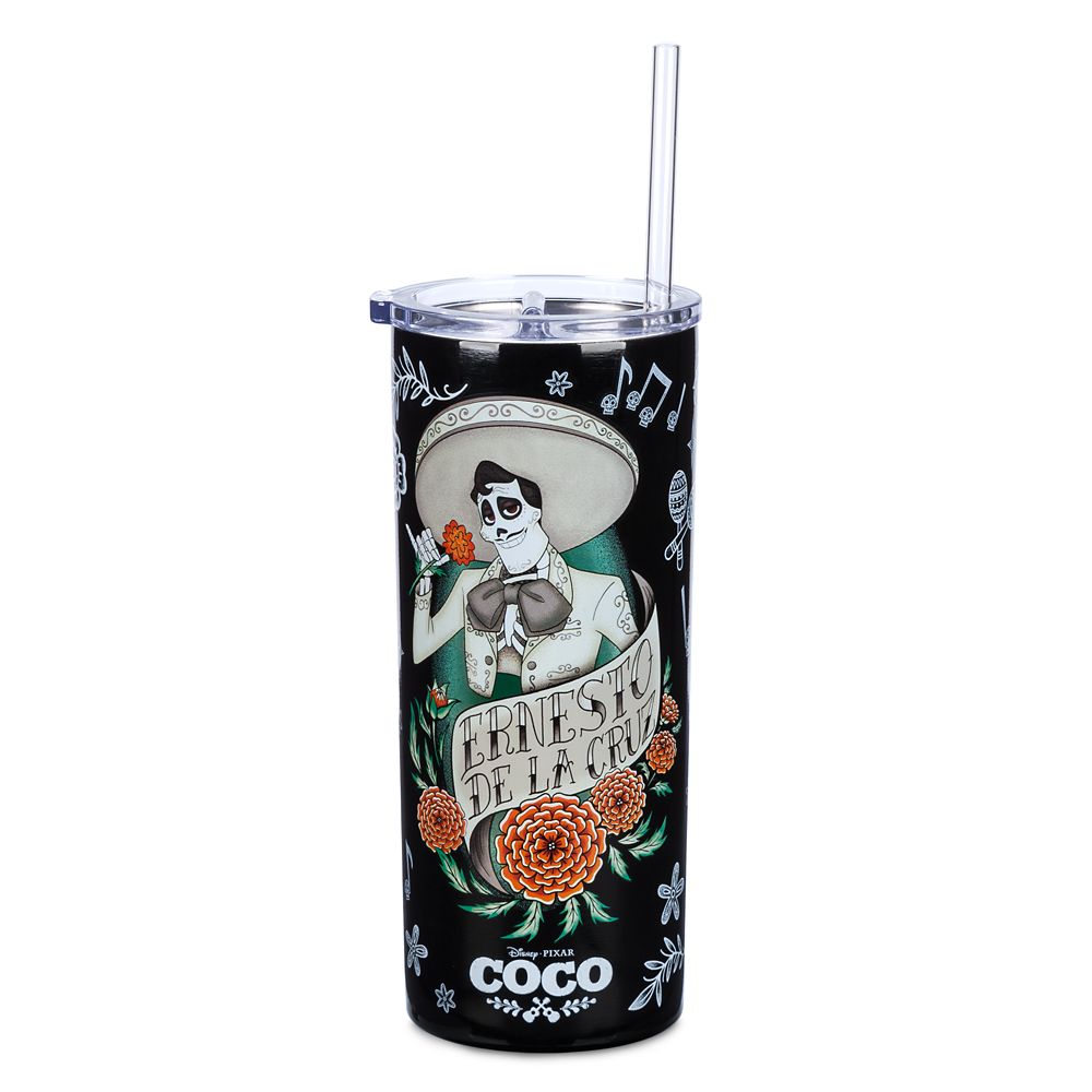 Ernesto De La Cruz Tumbler with Straw – Coco Collection - 17oz