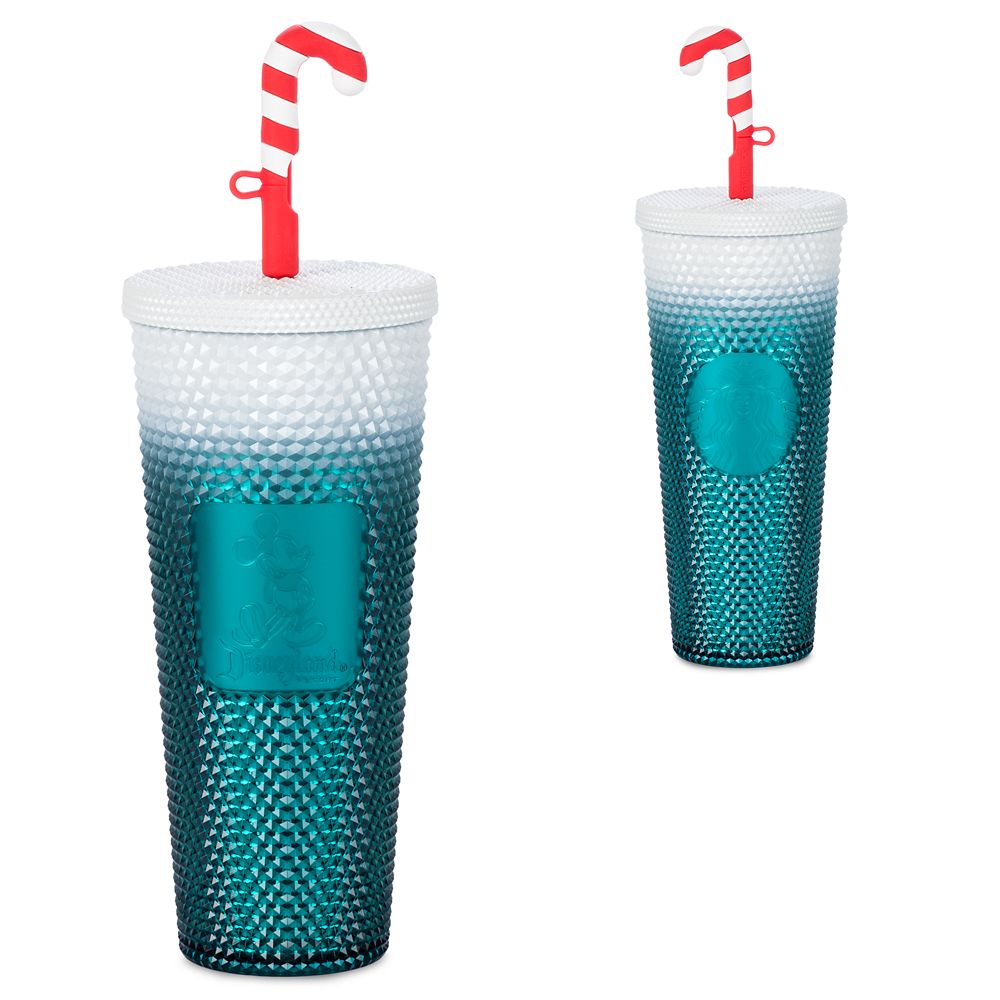 Mickey Mouse Holiday Starbucks Tumbler with Straw – Disneyland 24oz