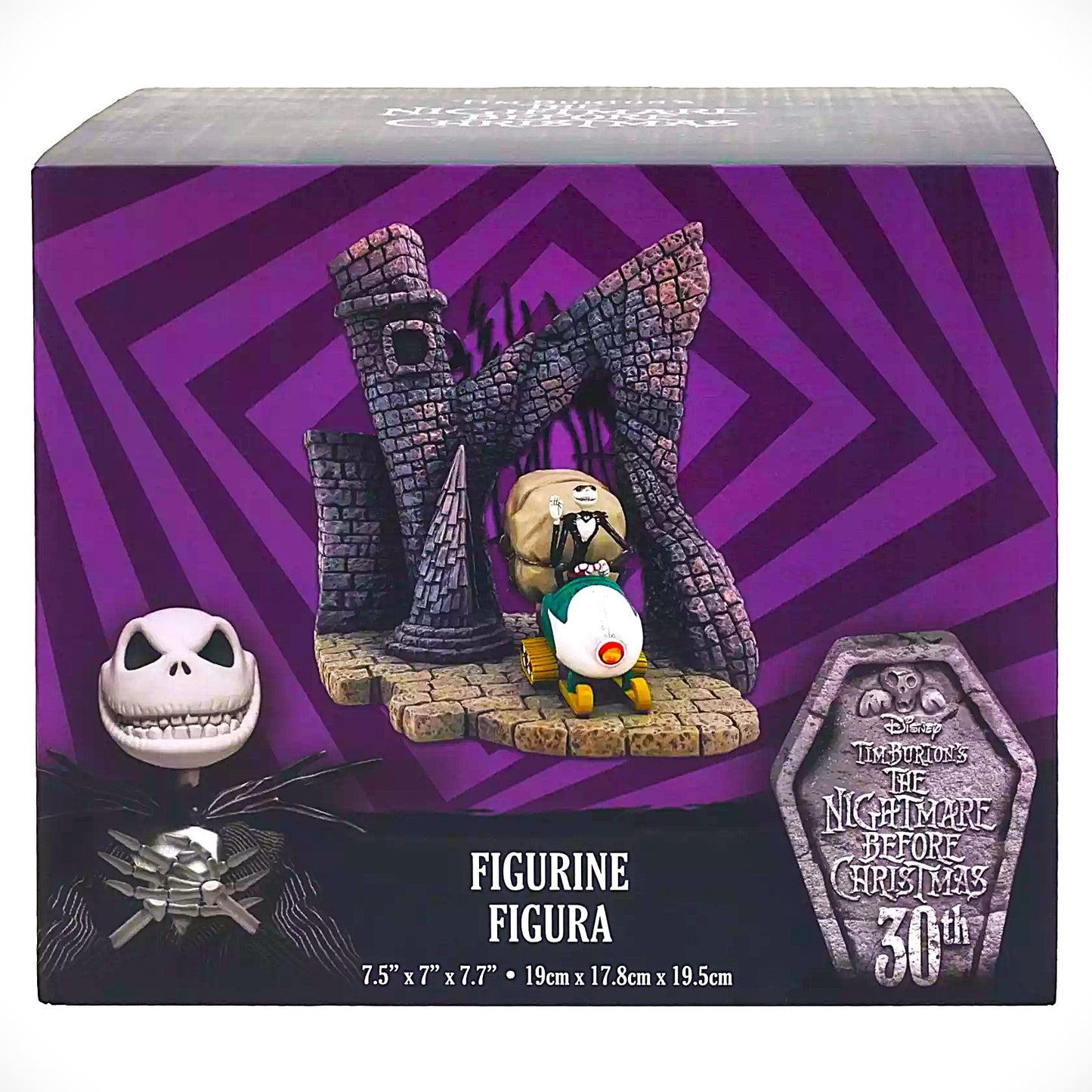 Jack Skellington Halloween Centerpiece Figure – The Nightmare Before Christmas - 30th Anniversary