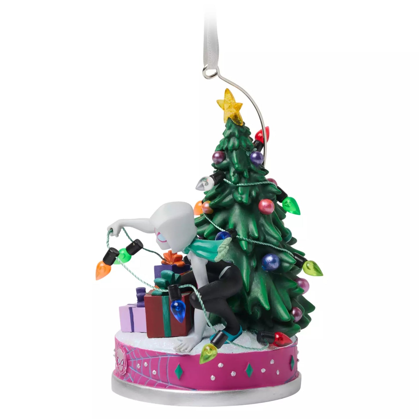 Ghost-Spider Holiday Light-Up Living Magic Sketchbook Ornament – Spidey and His Amazing Friends