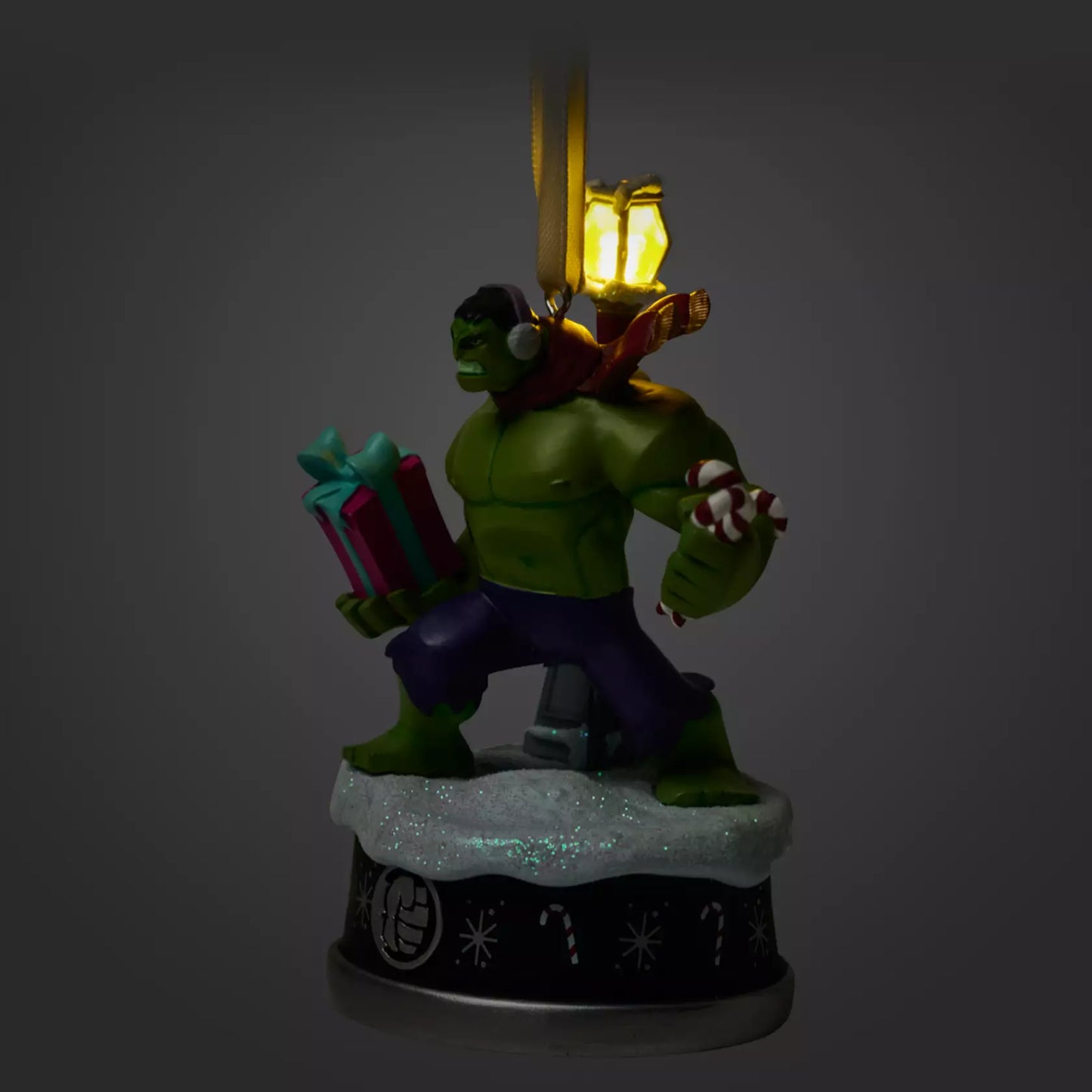 The Hulk Holiday Light-Up Living Magic Sketchbook Christmas Ornament