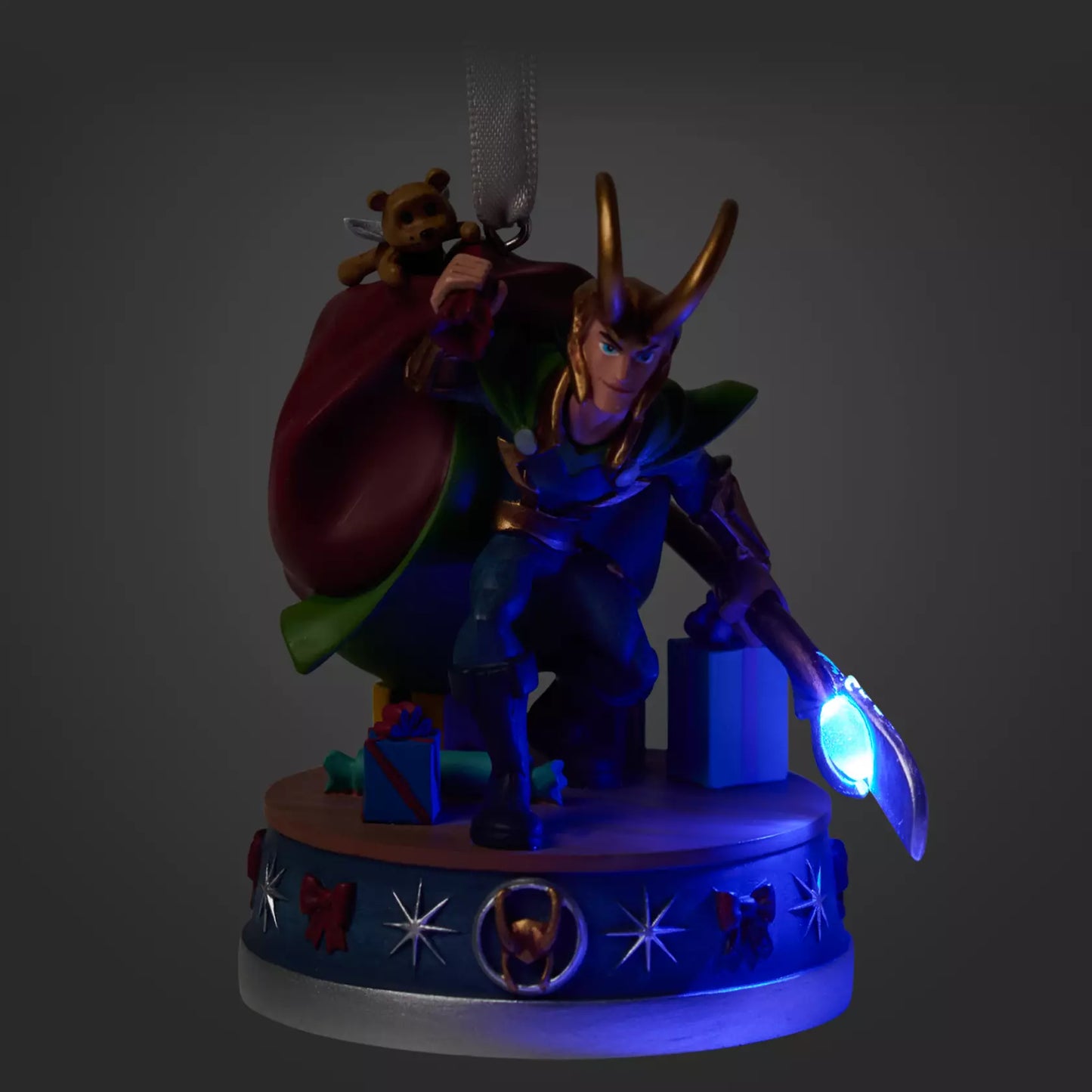 Loki Holiday Light-Up Living Magic Sketchbook Ornament - Marvel Avengers Villain