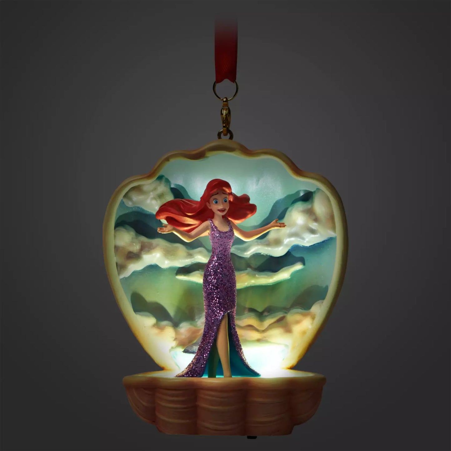 Ariel Light-Up Living Magic Sketchbook Ornament – The Little Mermaid