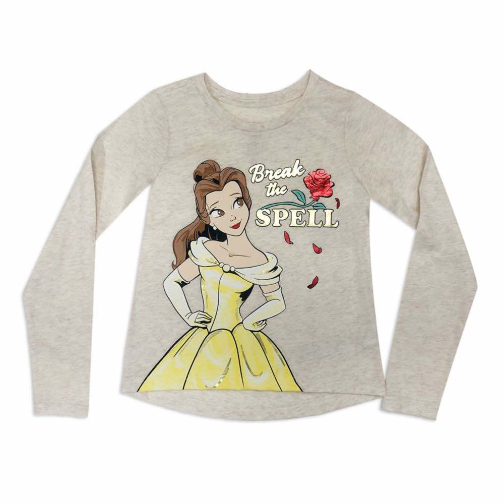 Disney Princess Belle Long sleeve Shirt for Girls Size 10/12 - Beauty and the Beast