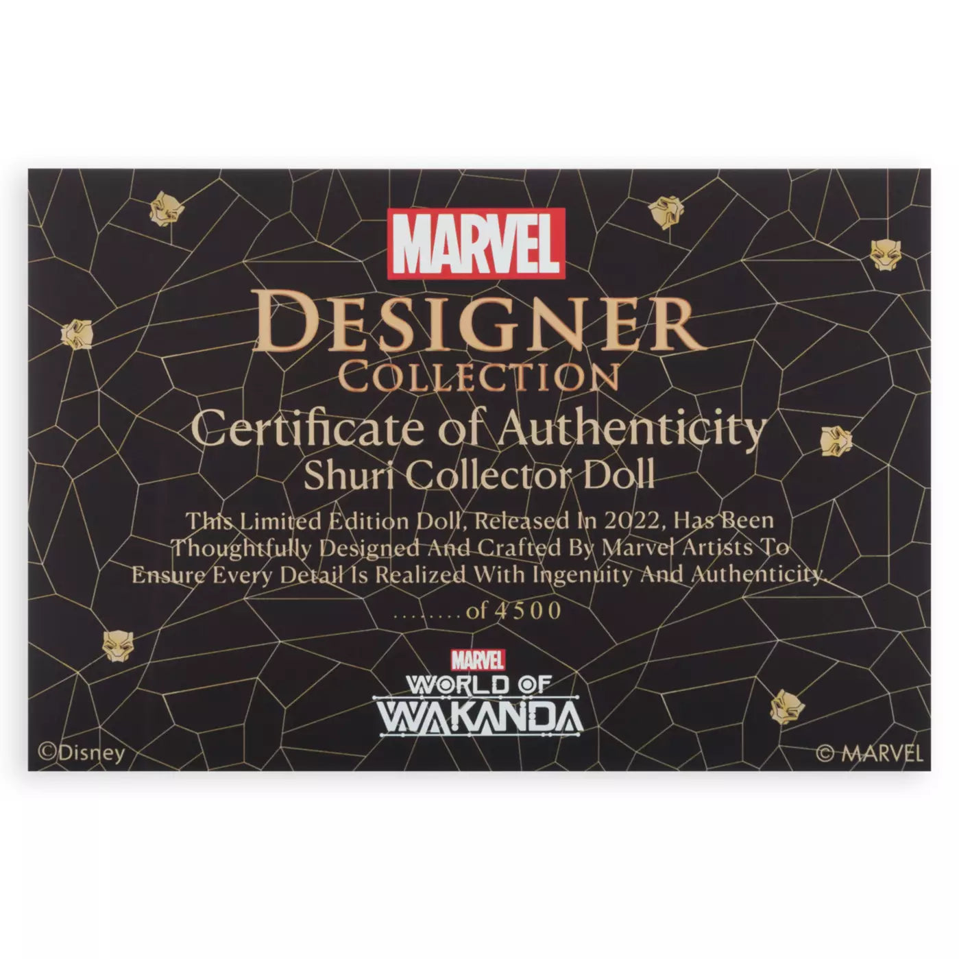 Limited Edition Shuri Marvel Designer Collection Doll, Black Panther: World of Wakanda - Avengers