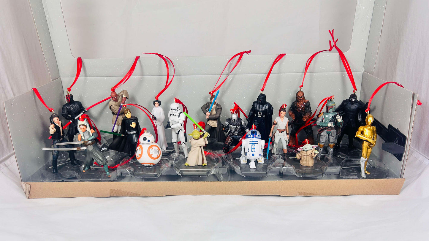 Star Wars Mega Christmas Ornament Set 19pc Christmas Holiday Decorations - Grogu