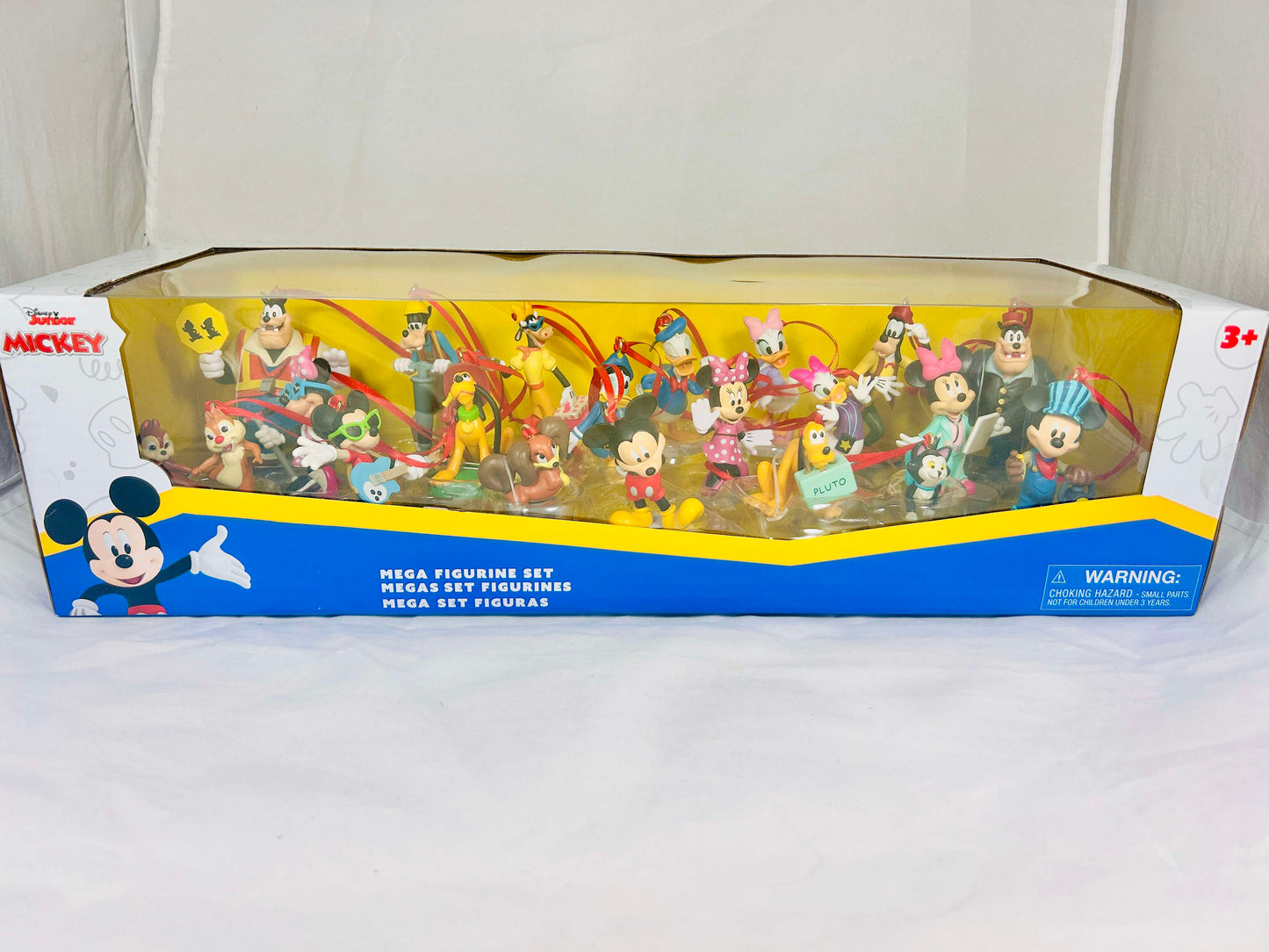 Disney Mickey & Friends Mega 20pc Christmas Ornaments Custom Box Set - Donald Goofy Minnie Daisy