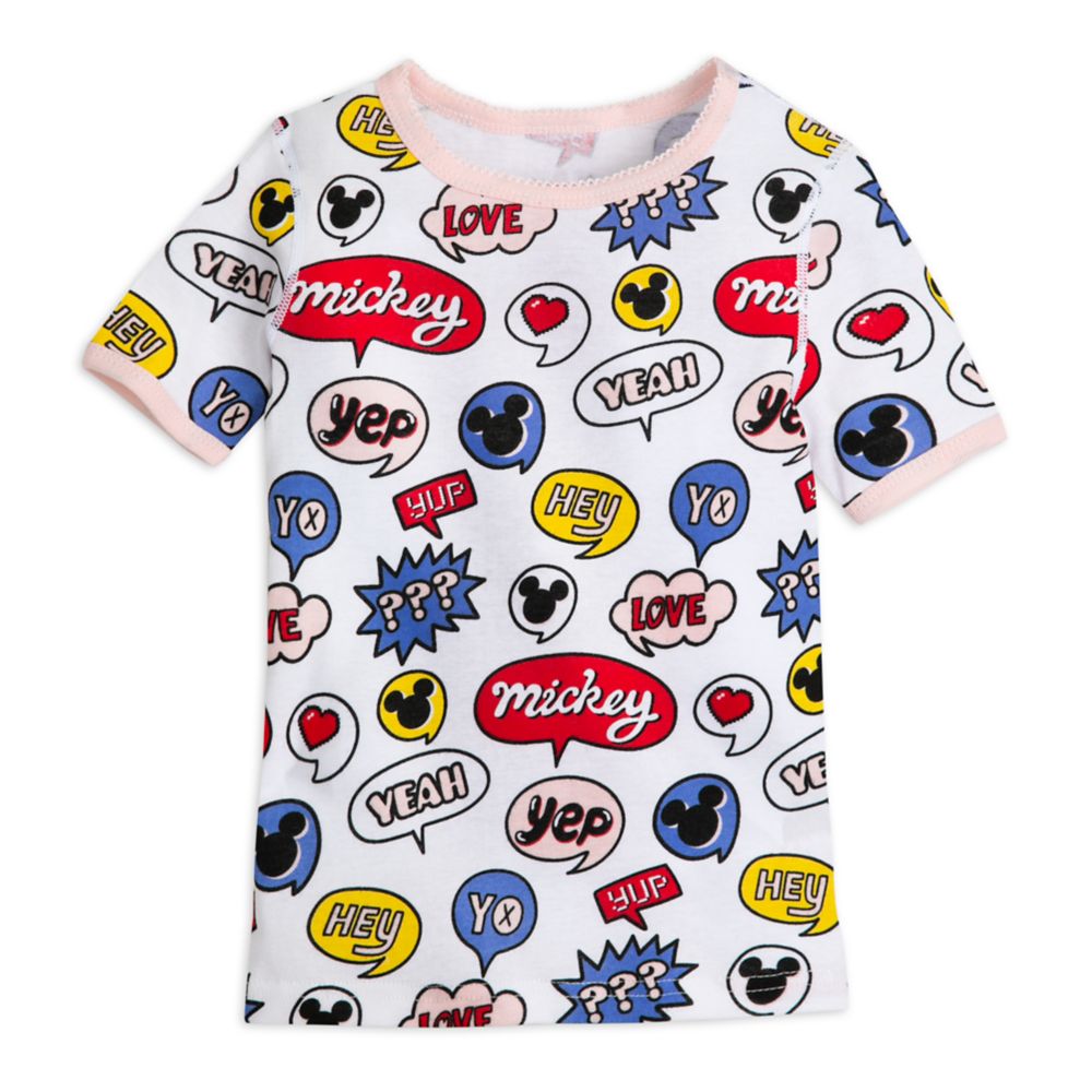 Mickey Mouse Icon PJ PALS for Girls - Toddler Size 2 3 4 5 6