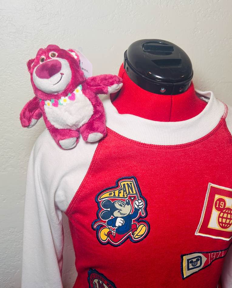Custom Lotso Huggin Bear Inspired Magnetic Shoulder Pal Plush Costume Dress Up Accessory - Toy Story