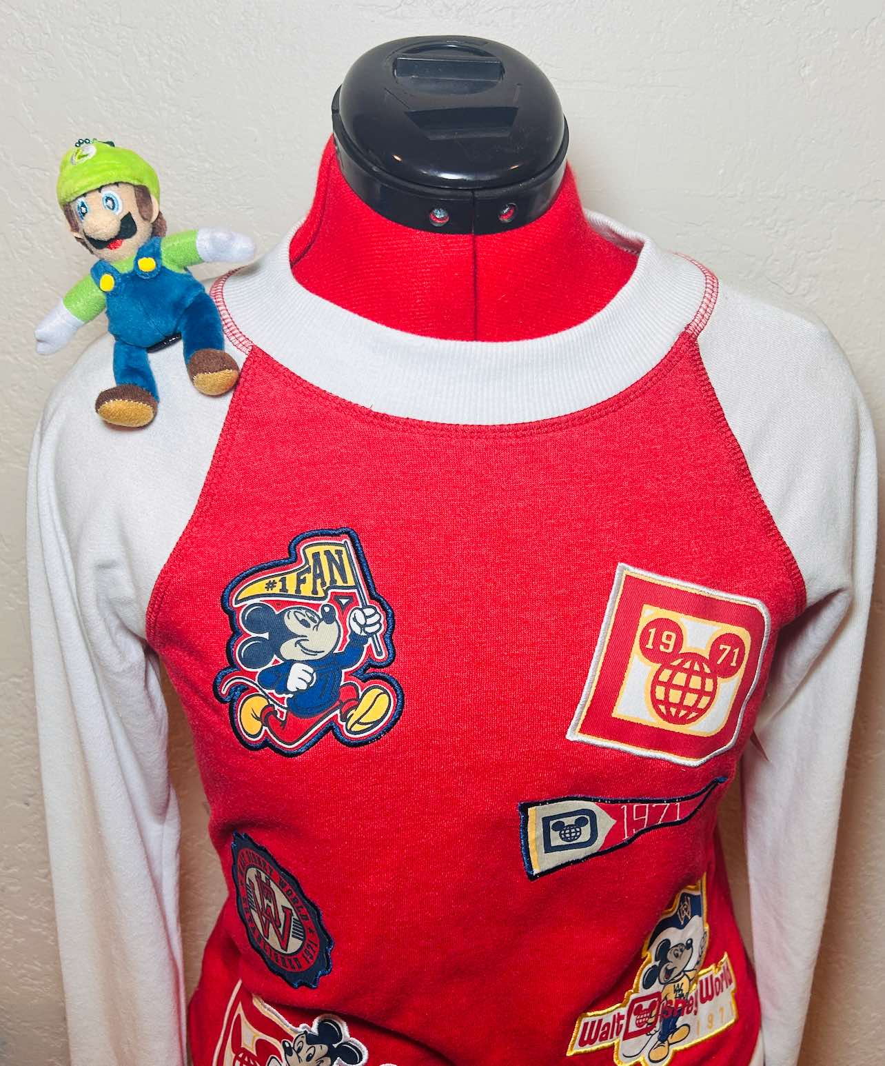 Custom Luigi Magnetic Shoulder Pal Plush Kids Adult Costume Dress Up Mario Inspired Accessory