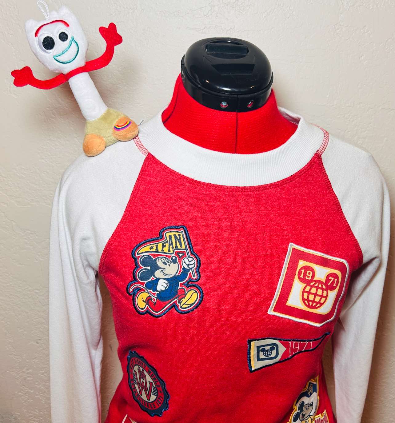 Disney Forky Toy Story Custom Magnetic Shoulder Pal Plush Kids Adult Costume Dress Up Gift Accessory