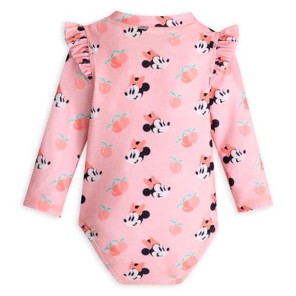 Minnie Mouse Pink Cute One Piece Swimsuit for Baby - 9 12 18 Months