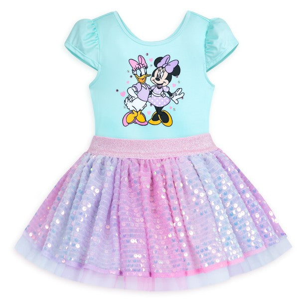 Minnie Mouse and Daisy Duck Leotard and Tutu Set for Girls Size 9/10 Large