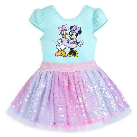 Minnie Mouse and Daisy Duck Leotard and Tutu Set for Girls Size 9/10 Large