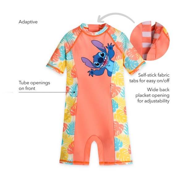 Stitch Adaptive Swimsuit for Kids – Lilo & Stitch - Size 14 XL