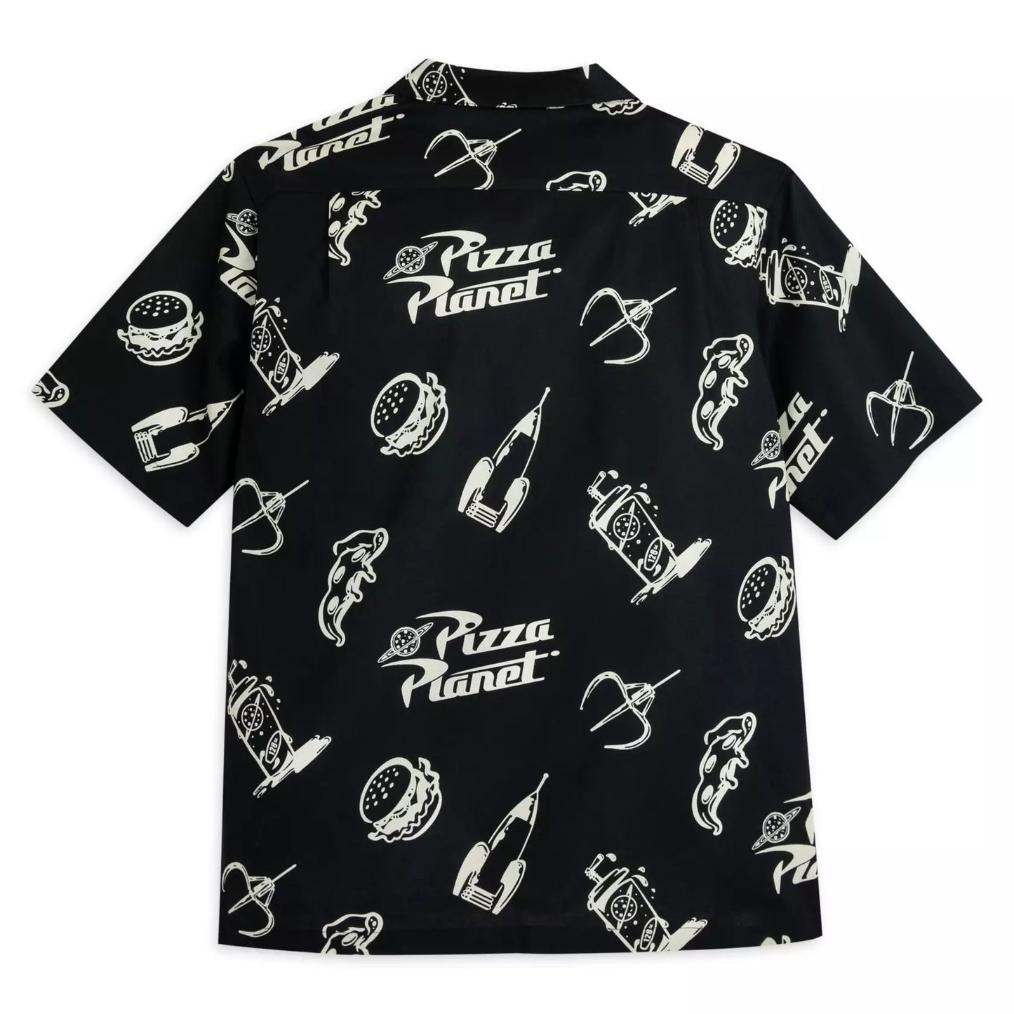 Pizza Planet Woven Dress Shirt for Men Size Medium – Toy Story