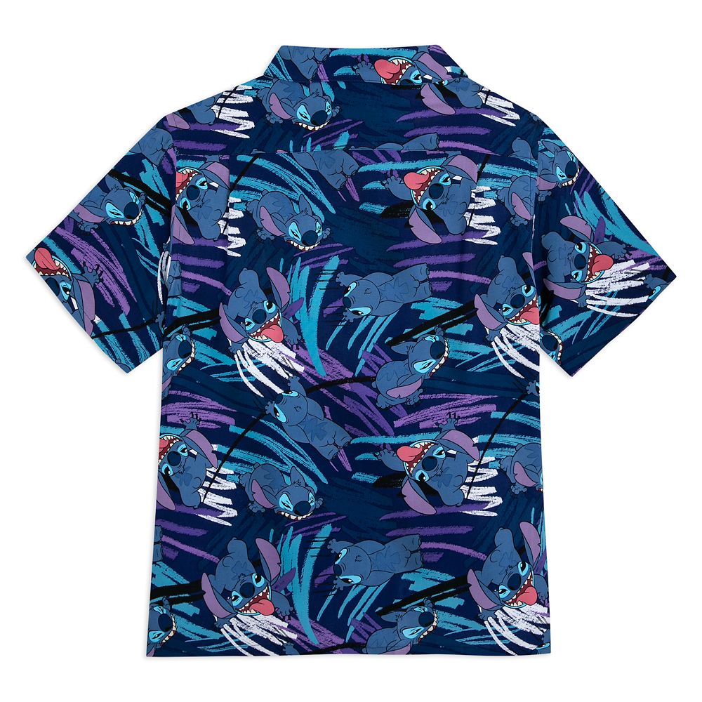 Stitch Woven Dress Shirt for Adults Size Medium – Lilo & Stitch