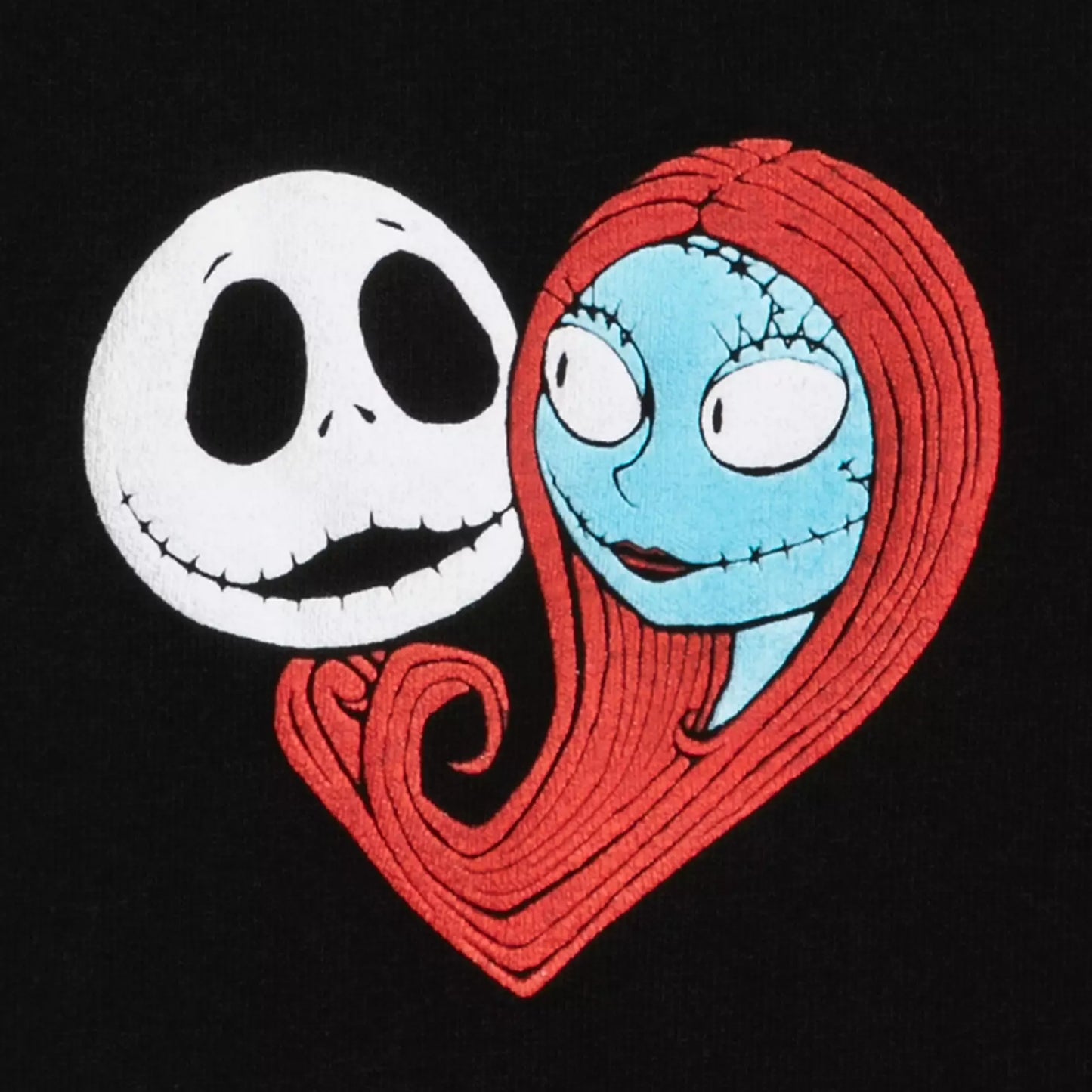 Disney Parks The Nightmare Before Christmas Jack Skellington & Sally Spirit Jersey