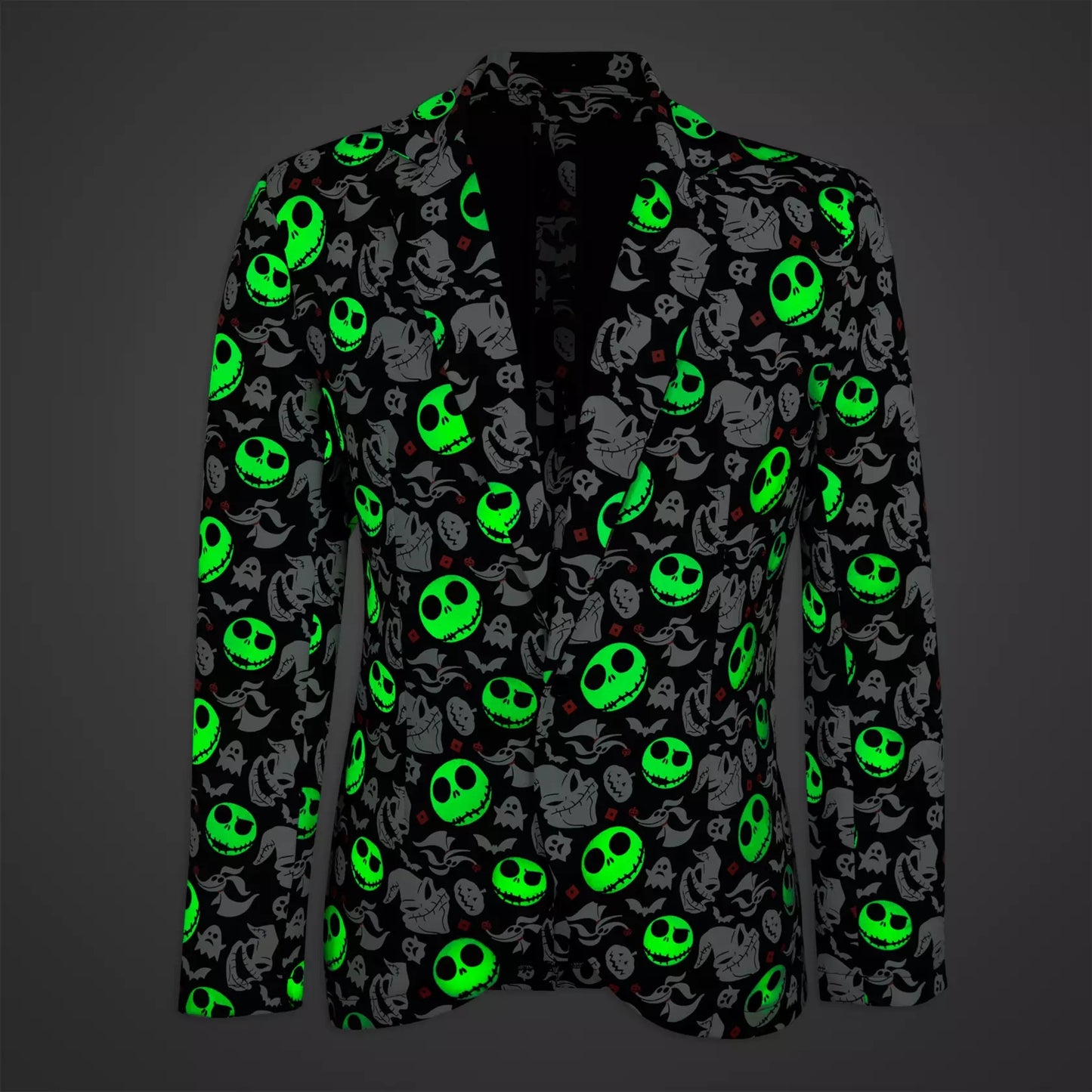 The Nightmare Before Christmas Glow-in-the-Dark Jacket for Adults Size L XL XXL