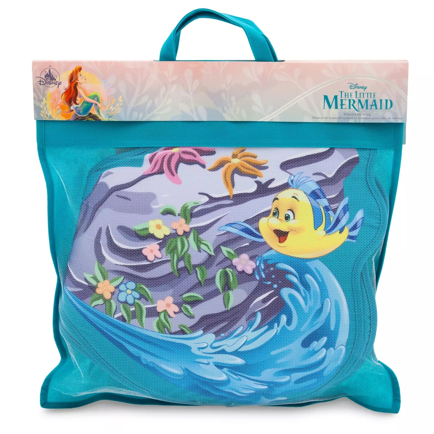 The Little Mermaid Princess Ariel Wheelchair Costume Wrap - 9pc Set