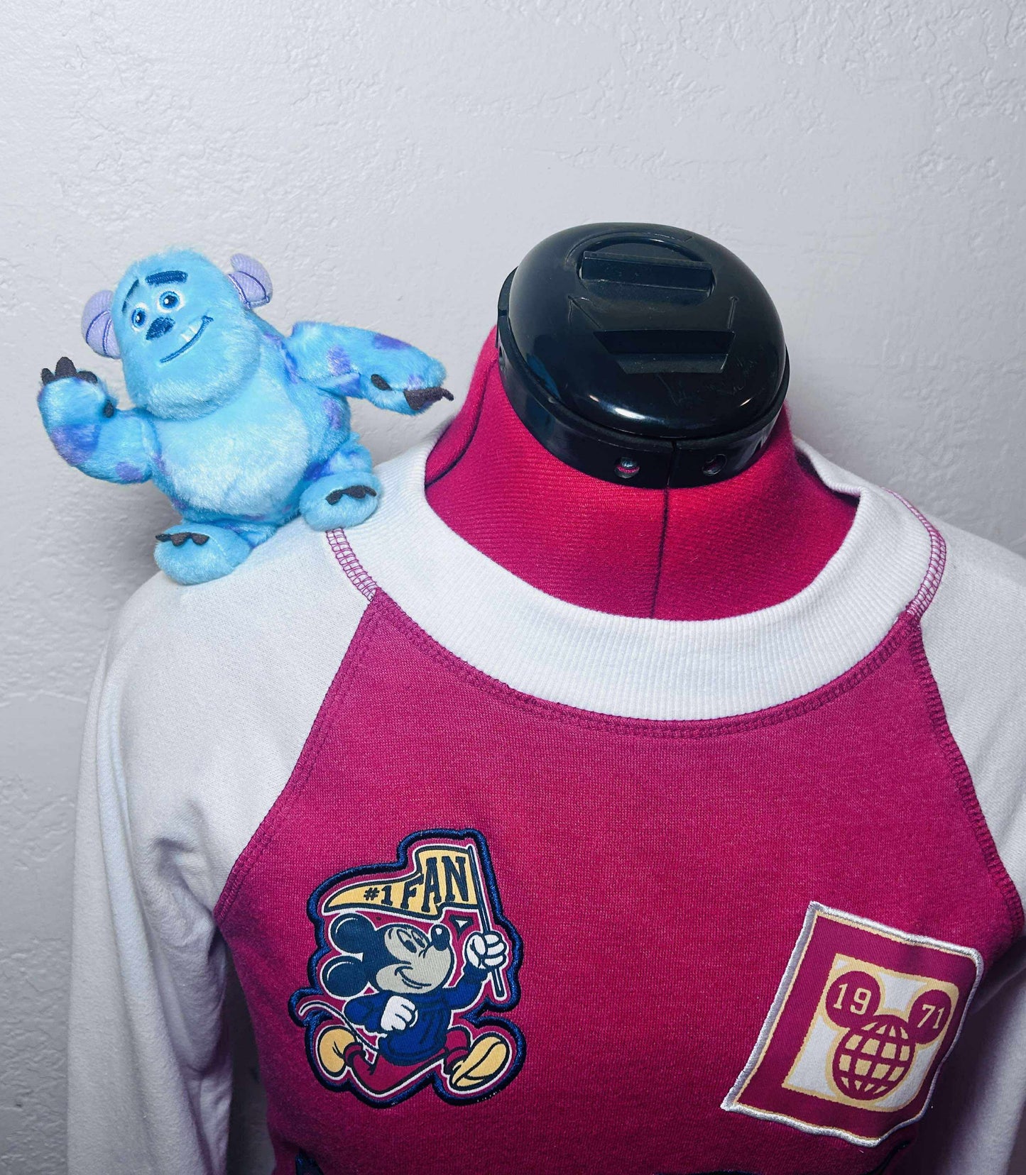 Custom Monsters Inc Sulley Magnetic Shoulder Pal Plush Toy Costume Dress Up
