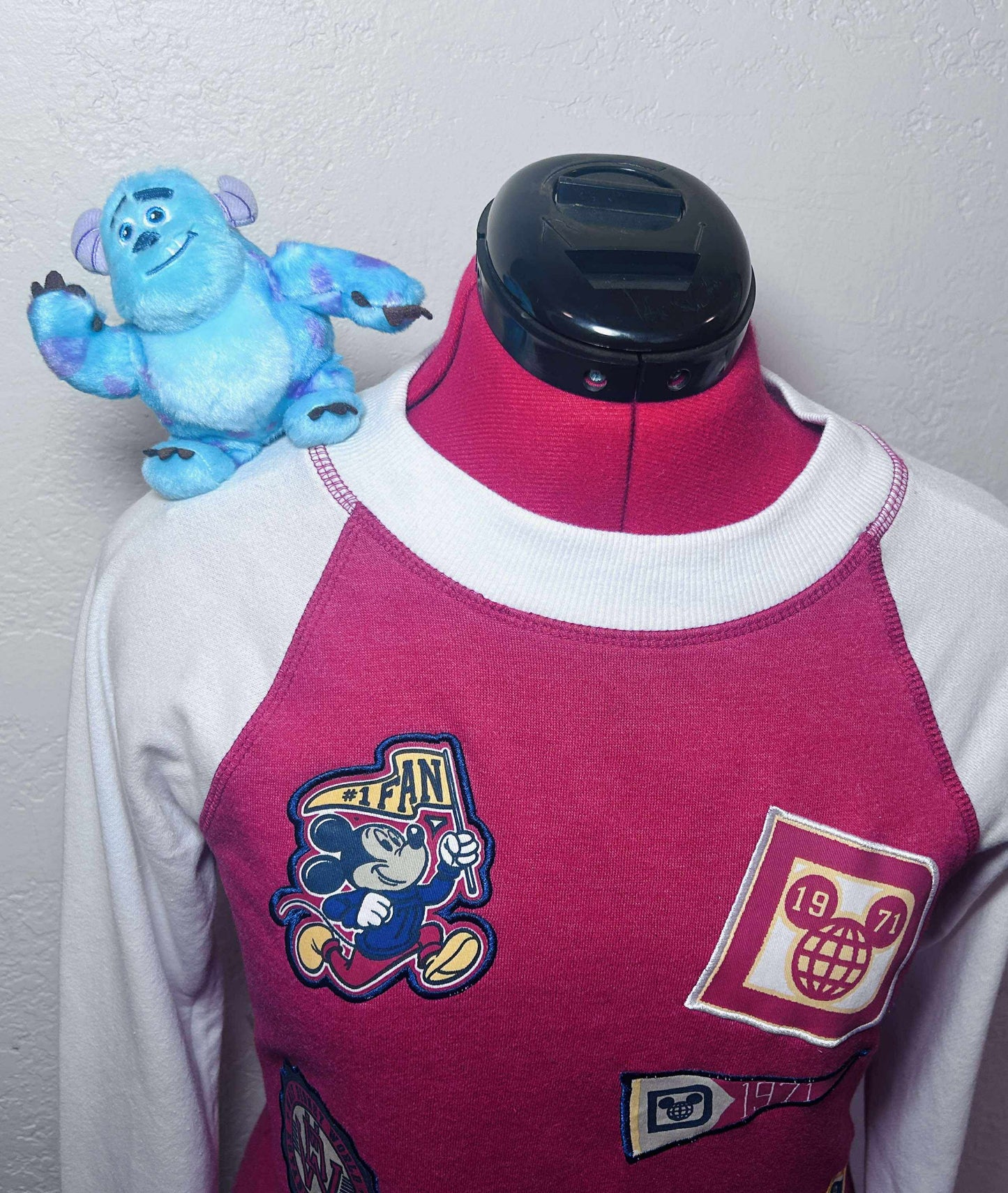 Custom Monsters Inc Sulley Magnetic Shoulder Pal Plush Toy Costume Dress Up