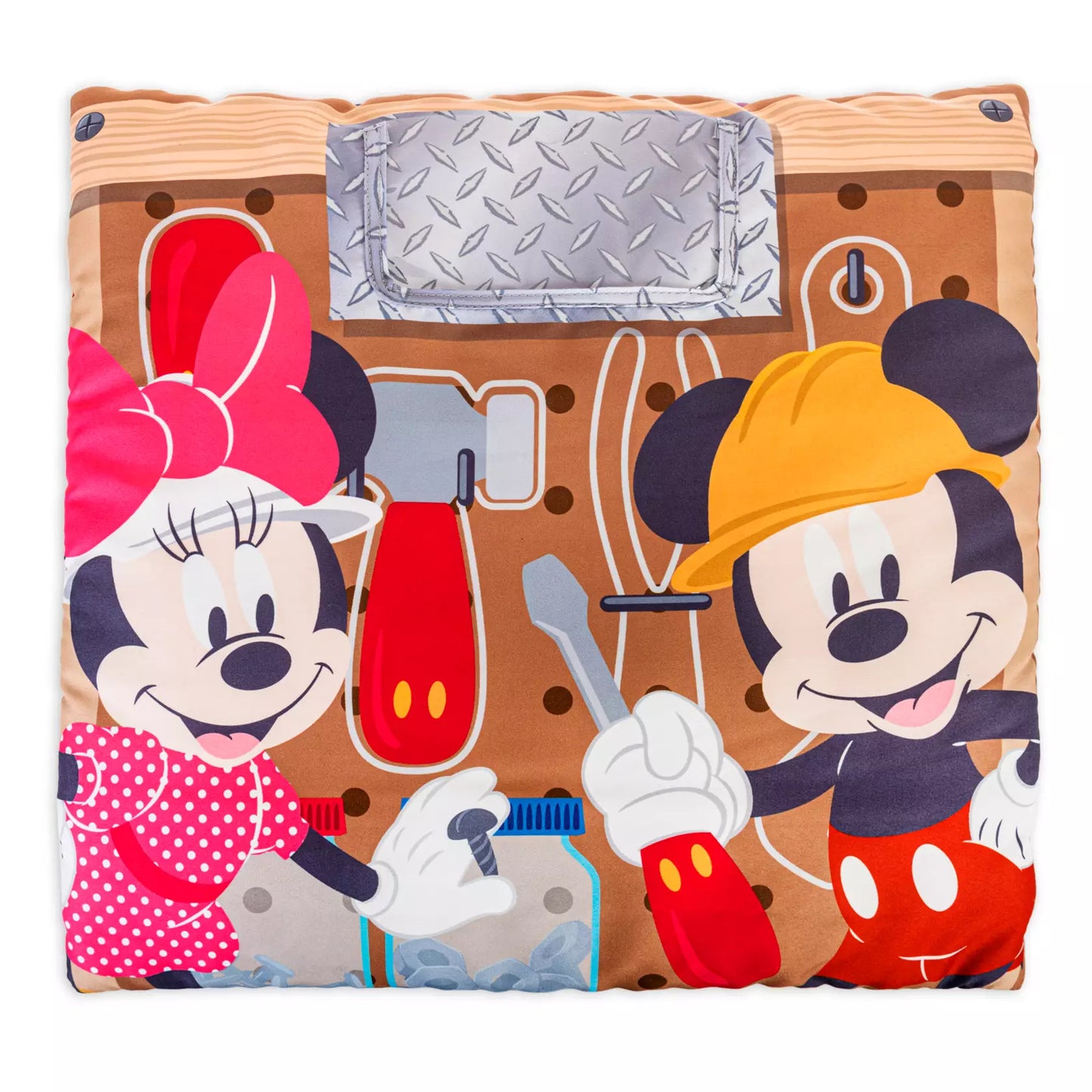 Mickey & Minnie Mouse Fold-Up House Tool Plush Play Set