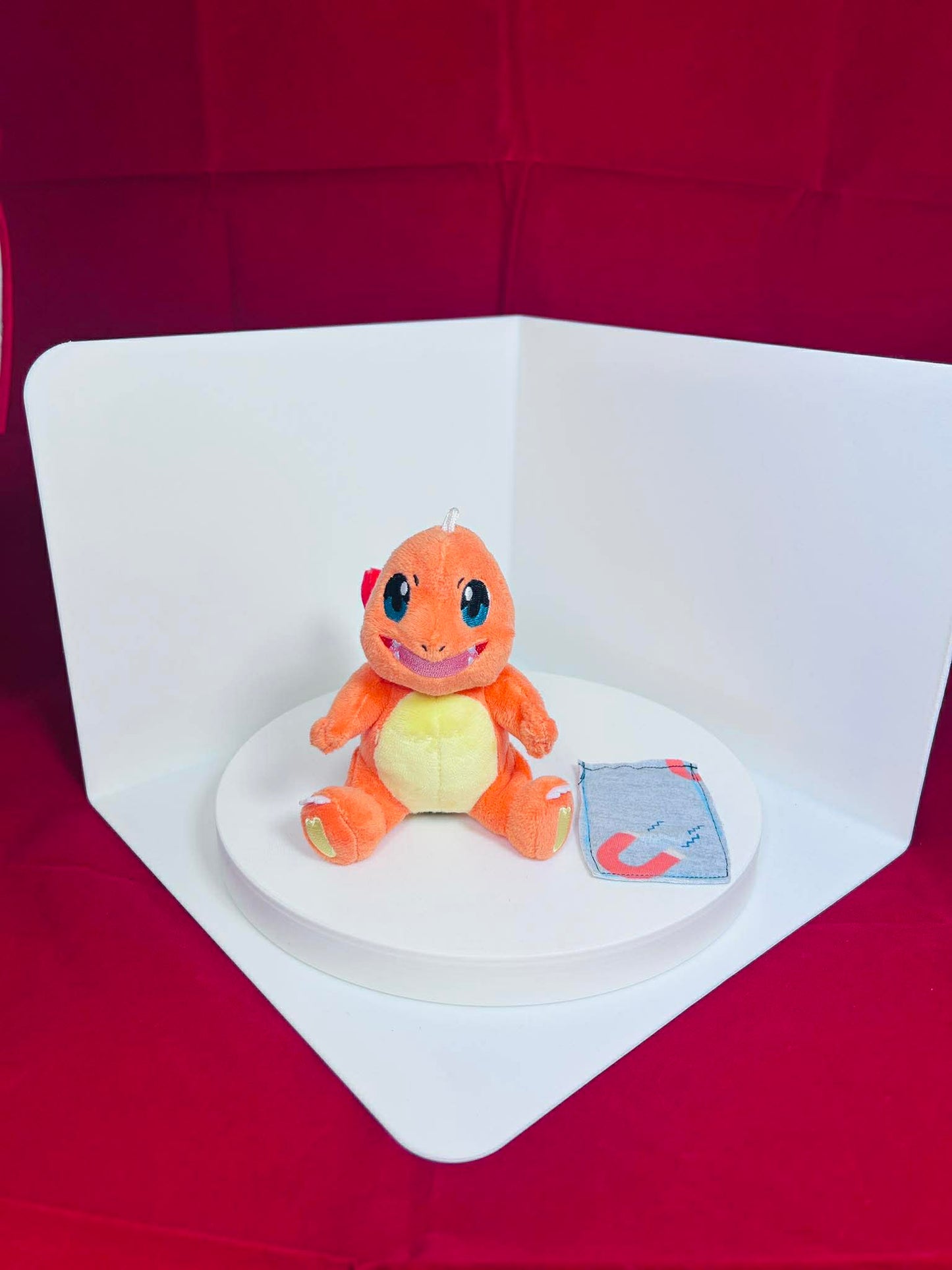 Custom Charmander Pokemon Inspired Magnetic Shoulder Pal Plush Toy Dress Up Go Accessory
