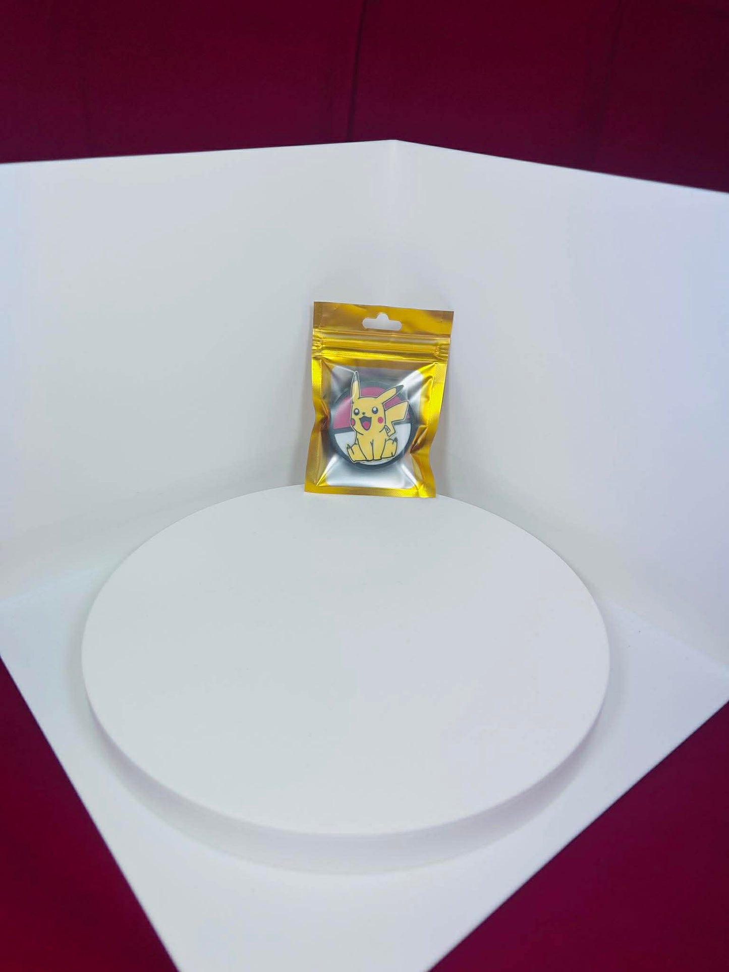 3D Pokemon Custom Pikachu Poke Ball Inspired Phone Pop Cover Accessory