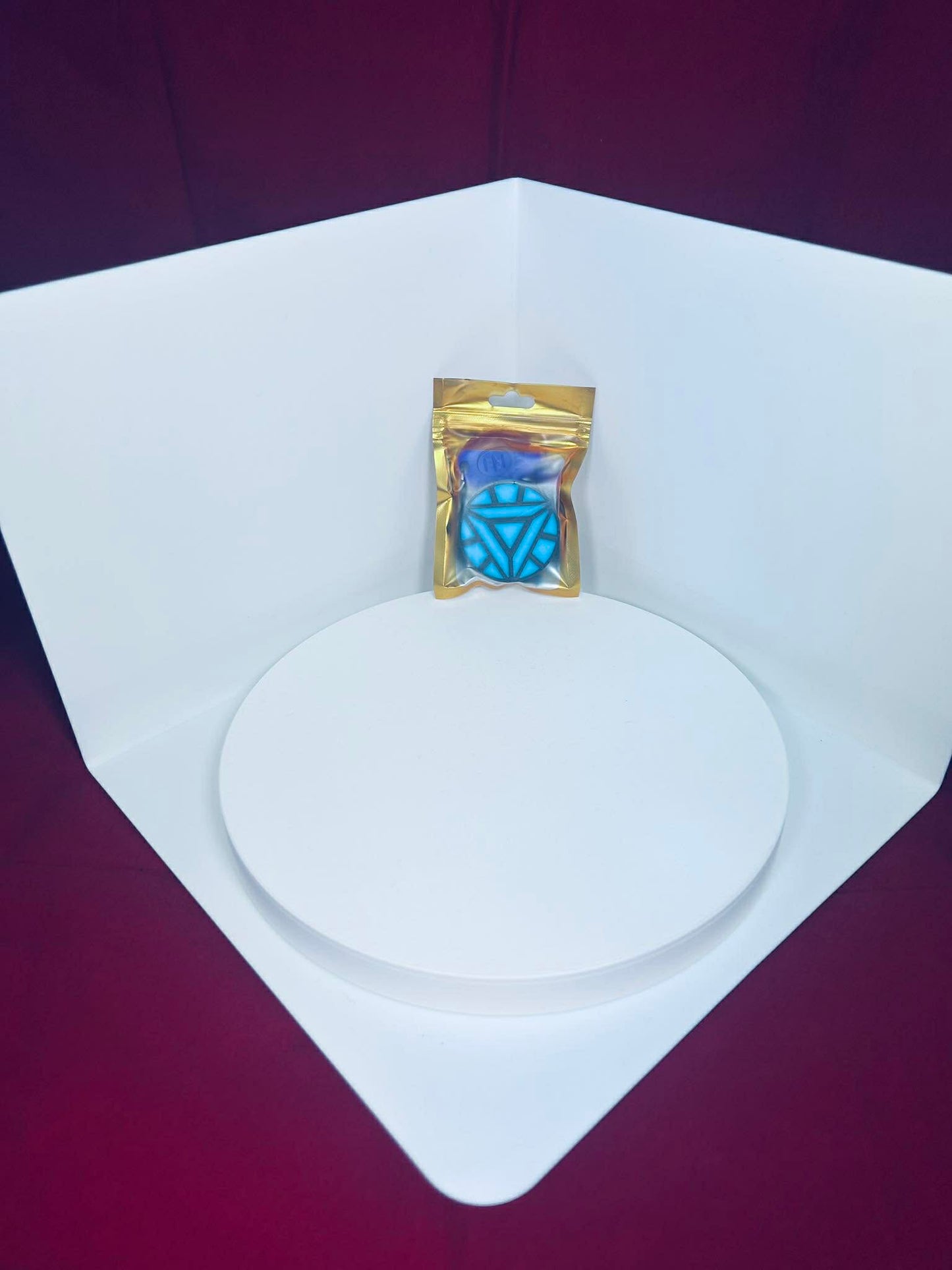 3D Iron Man Custom Arc Reactor Glow Chest Piece Pop Phone Cover Accessory Marvel Super Hero