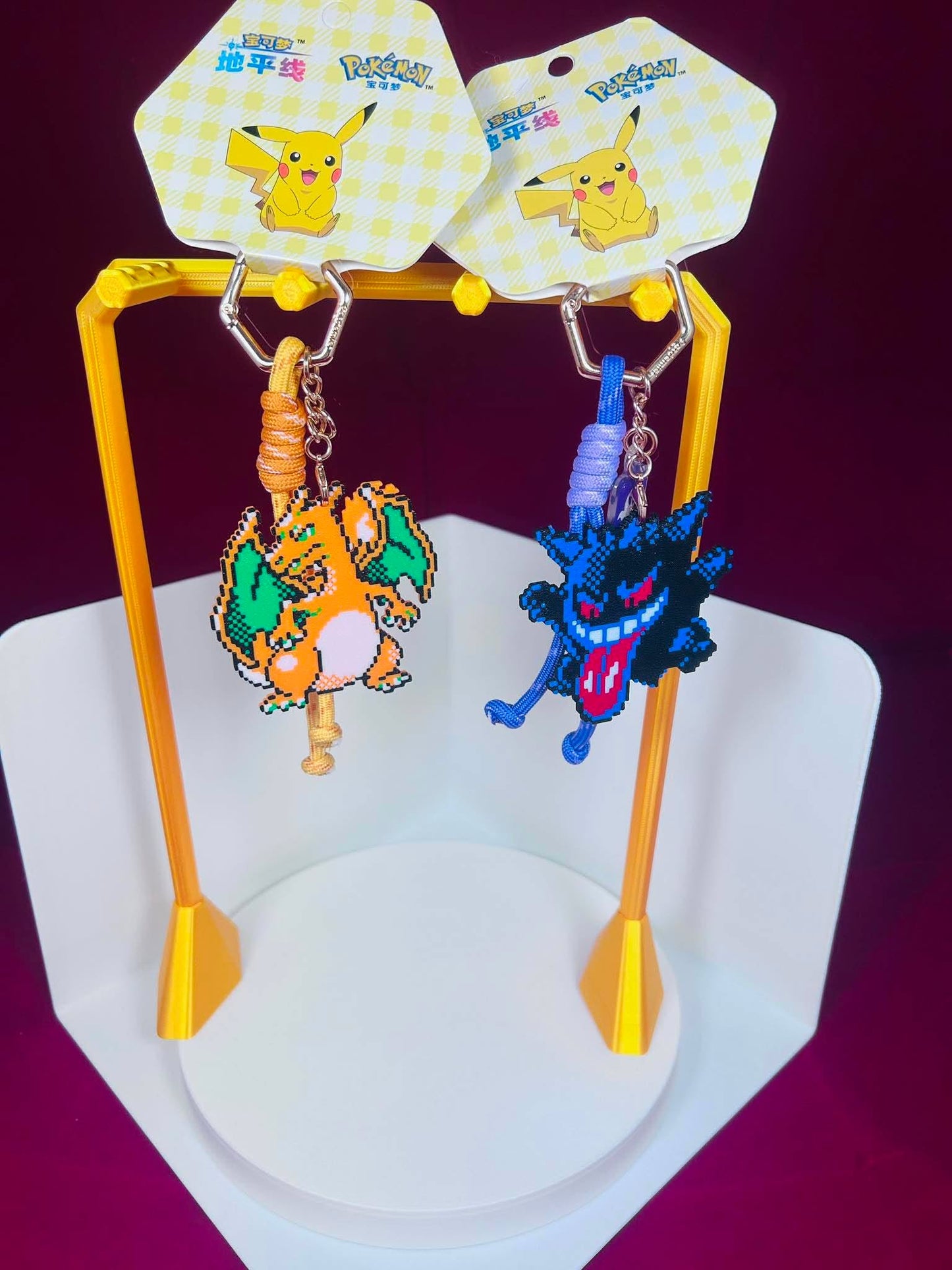 Pokemon Keychain Custom 3D Printed - Charizard - Gengar