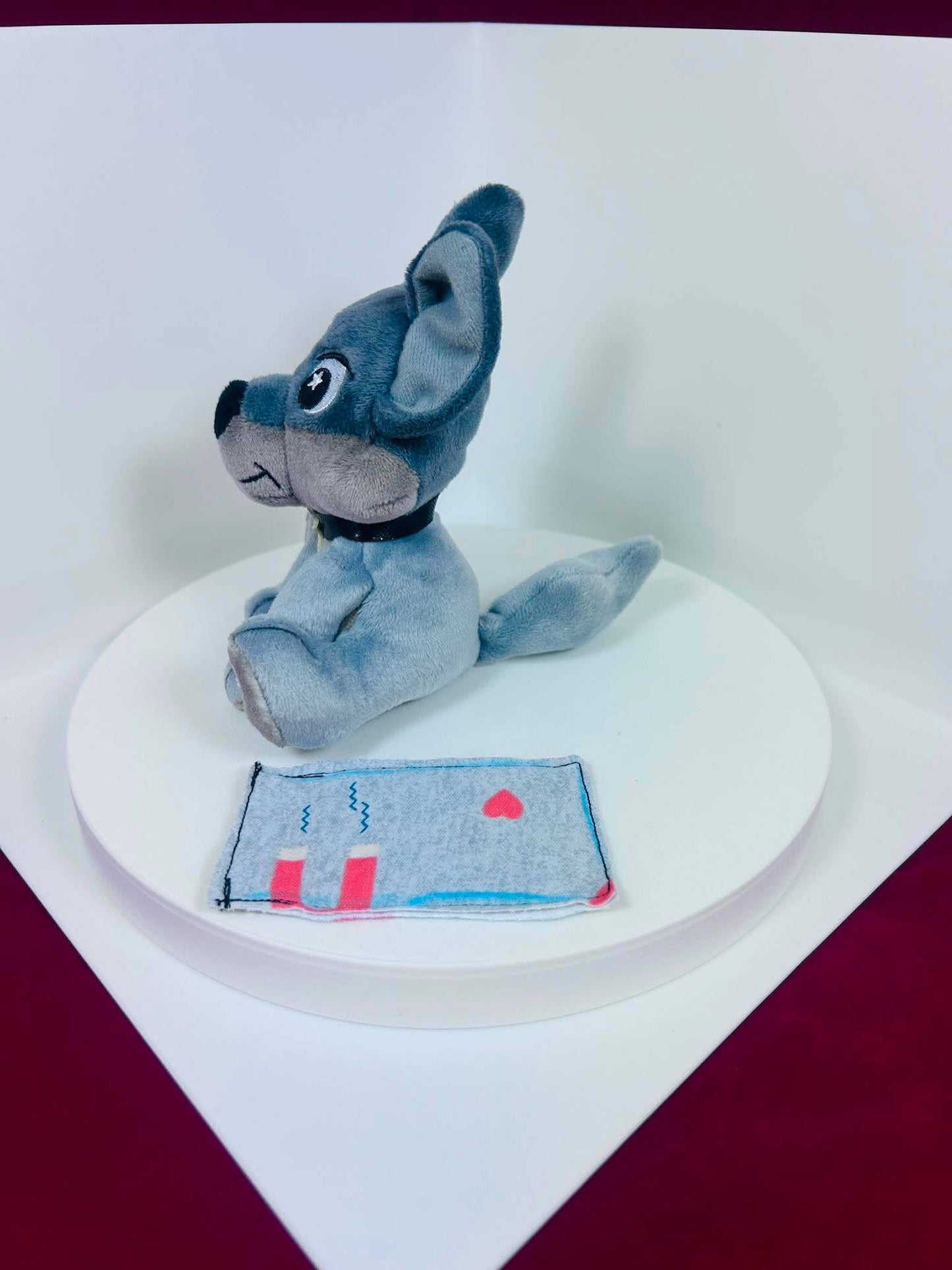 Custom 101 Dalmatians Thunderbolt Dog Magnetic Shoulder Buddy Pal Plush
