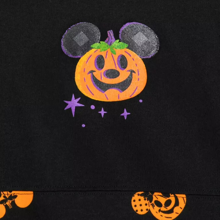 Disneyland Happy Halloween Mickey & Minnie Spirit Jersey for Adults Size XS Jack o Lantern