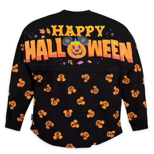 Disneyland Happy Halloween Mickey & Minnie Spirit Jersey for Adults Size XS Jack o Lantern