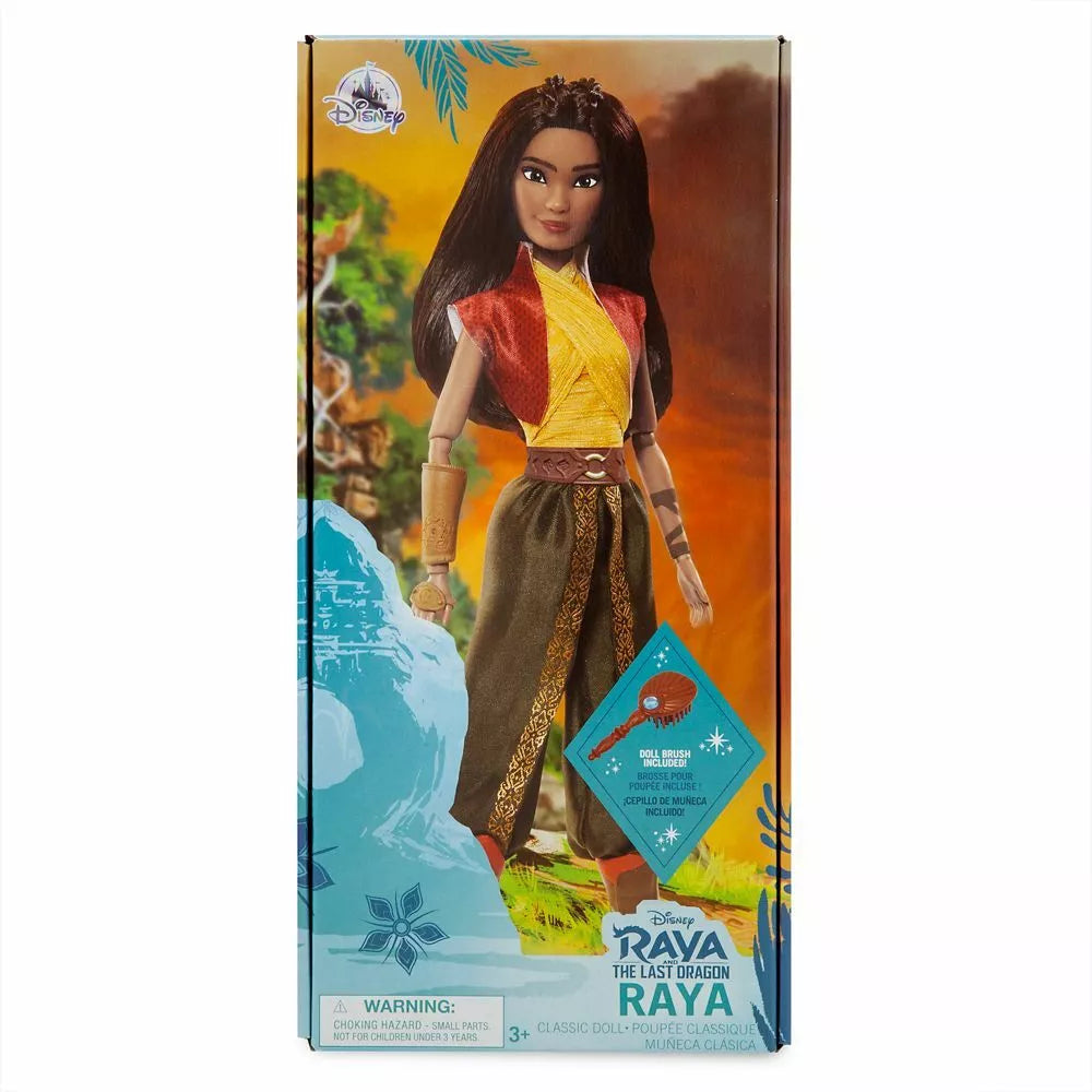 Disney Raya and the Last Dragon Classic Toy Doll Figure w/ Brush 11 1/2" H