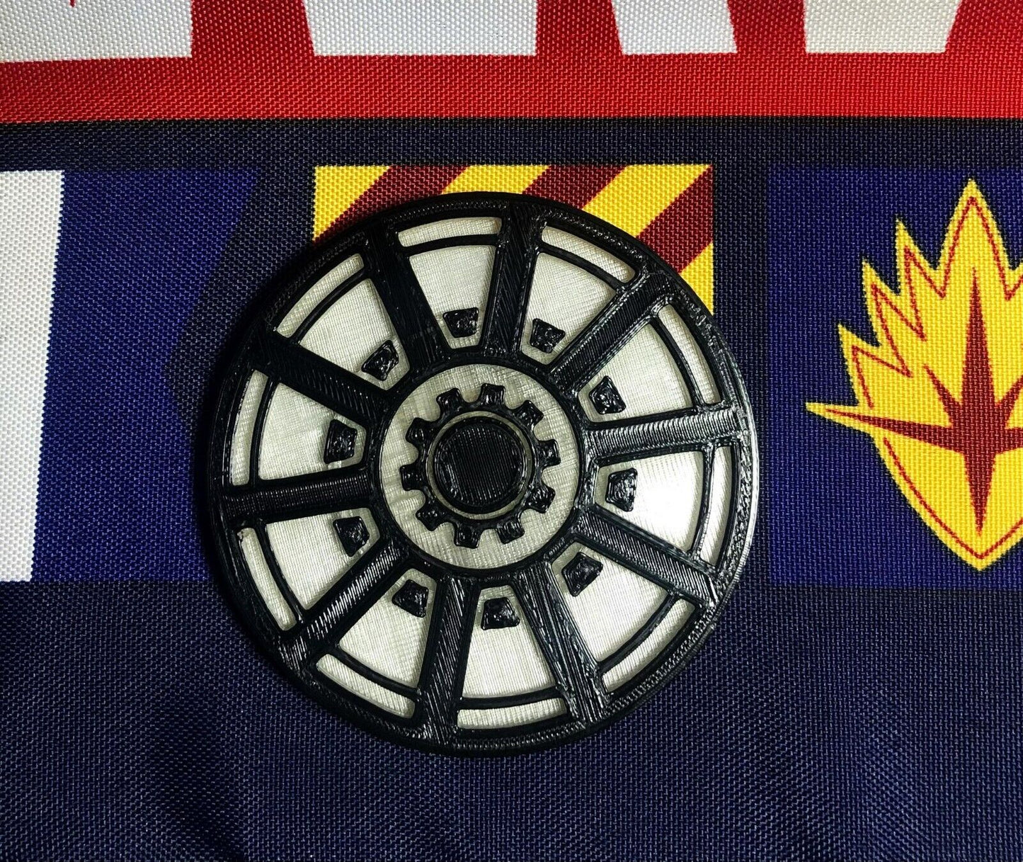 Iron Man 1 Arc Reactor 3D Custom Magnetic Chest Piece Glow in Dark + UV Light