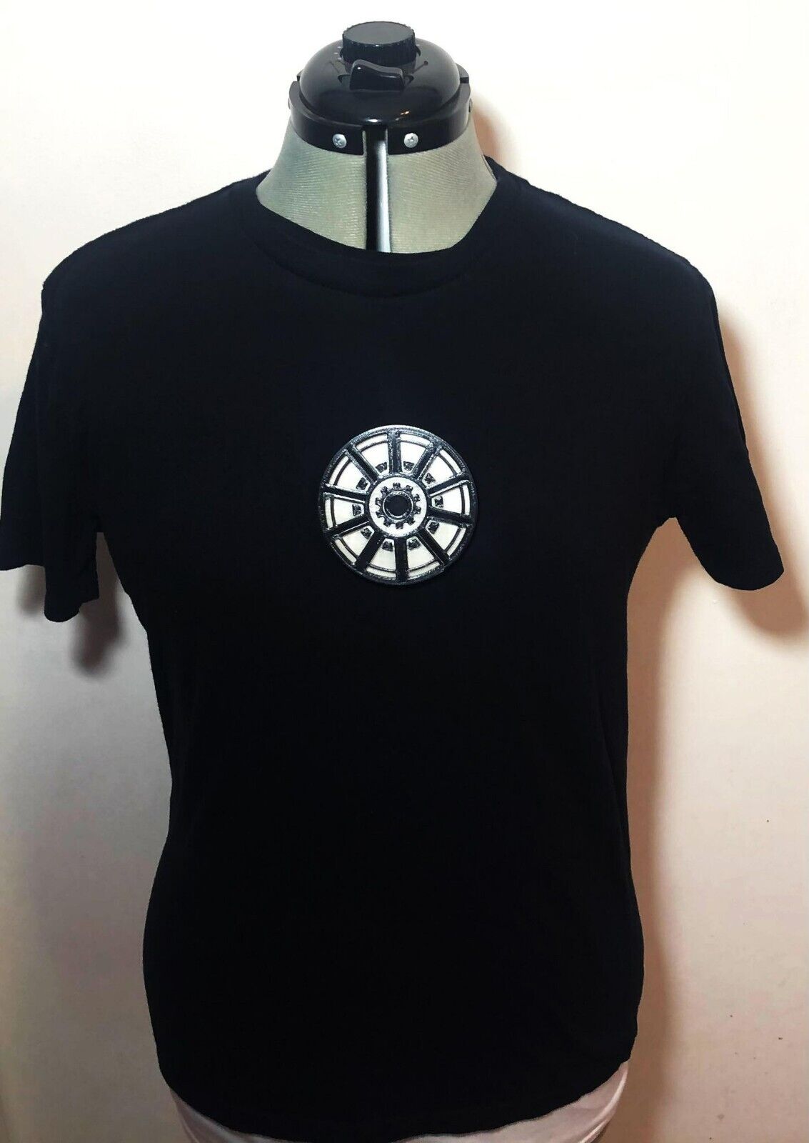 Iron Man 1 Arc Reactor 3D Custom Magnetic Chest Piece Glow in Dark + UV Light
